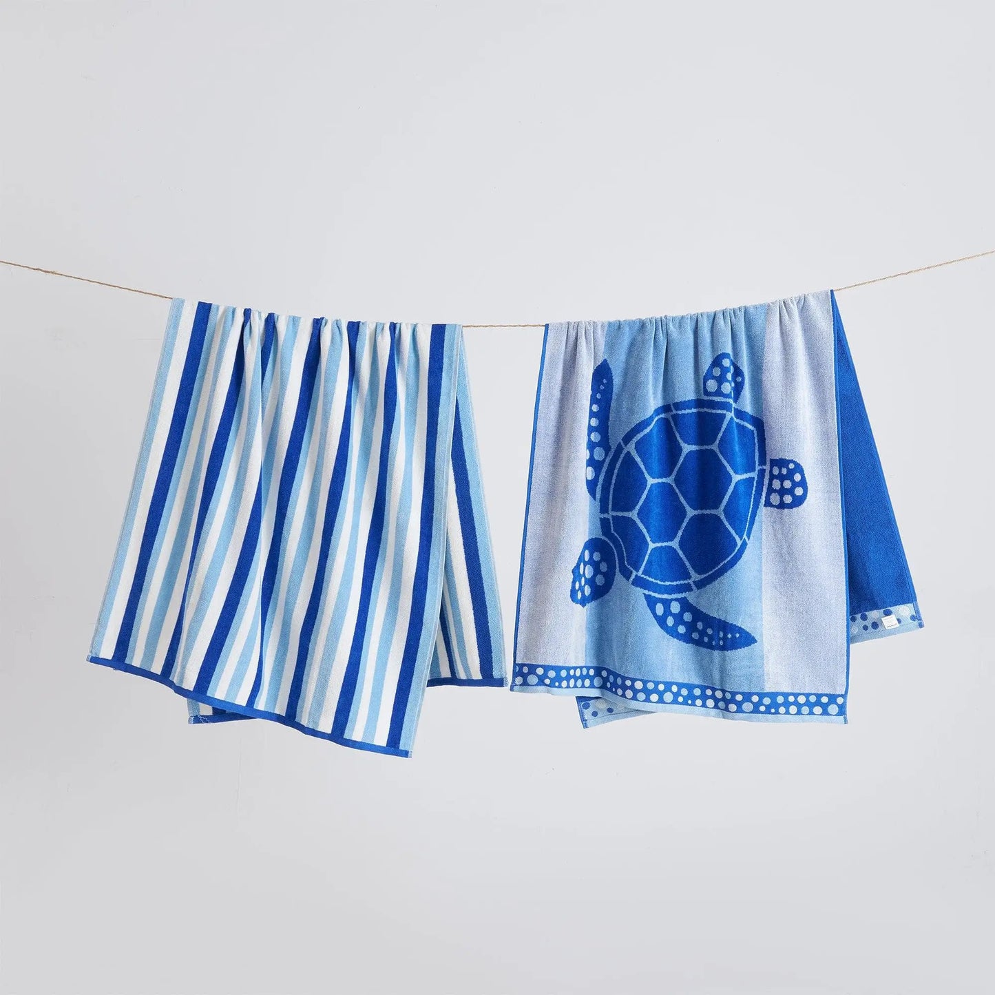 2 Pack 100% Cotton Jacquard Beach Towels - Playa Collection from PriceLows™