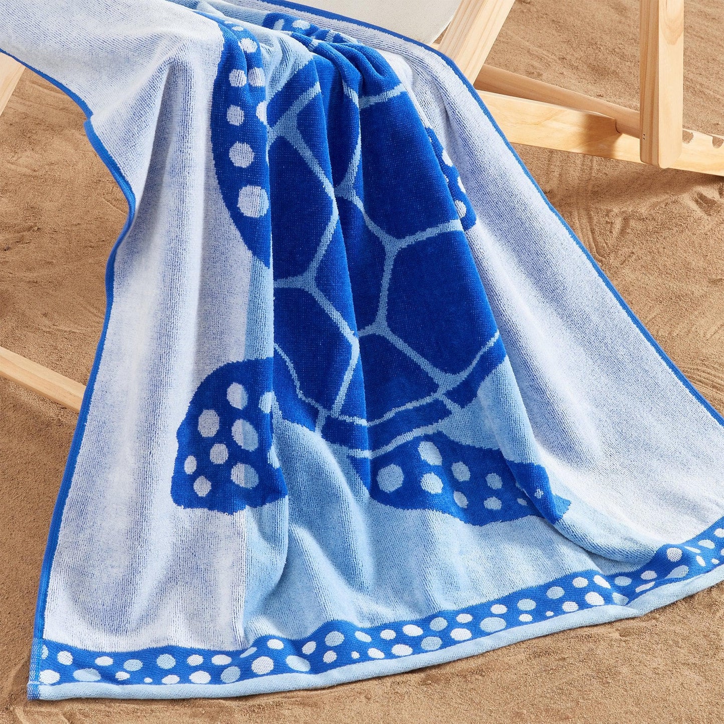 2 Pack 100% Cotton Jacquard Beach Towels - Playa Collection from PriceLows™