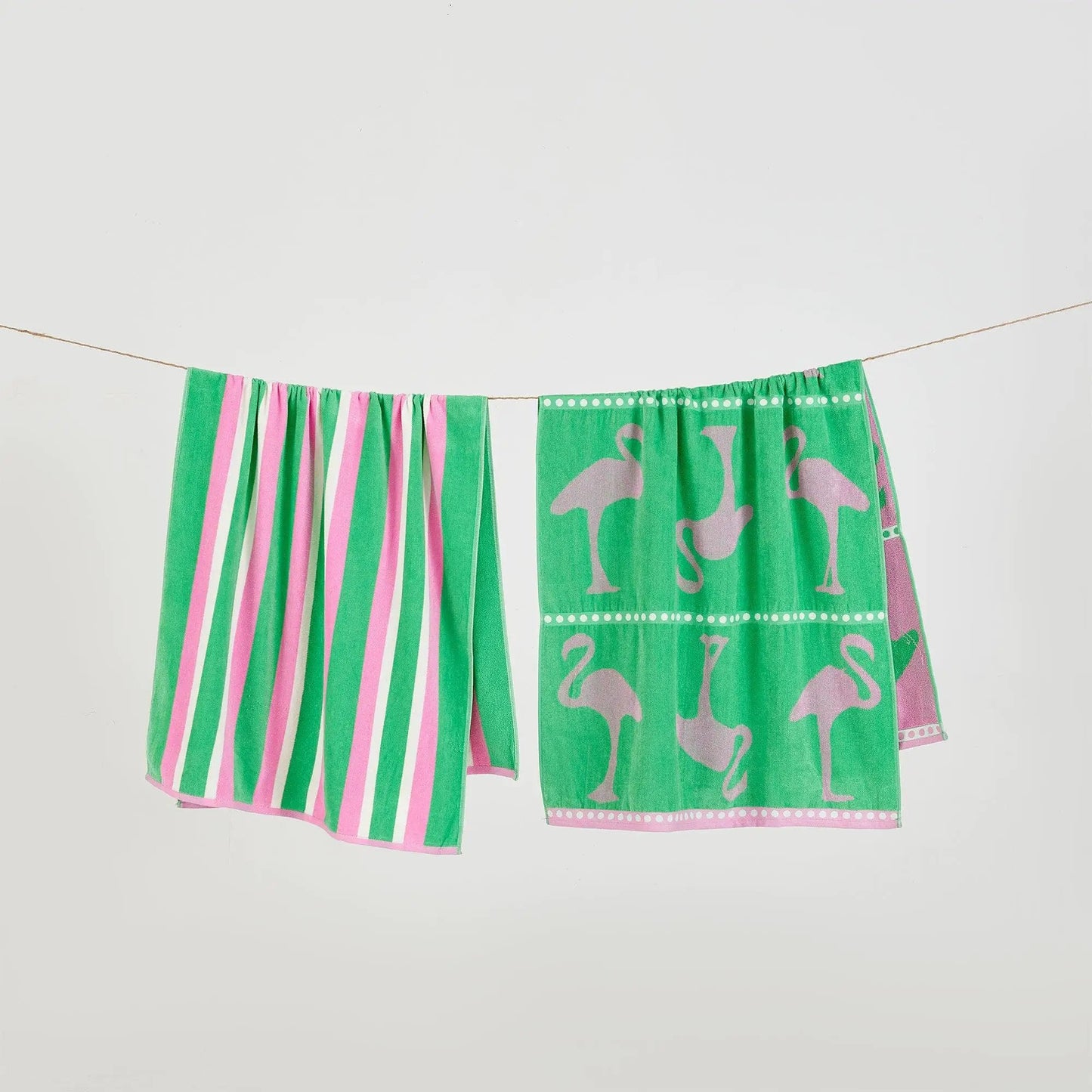 2 Pack 100% Cotton Jacquard Beach Towels - Playa Collection from PriceLows™