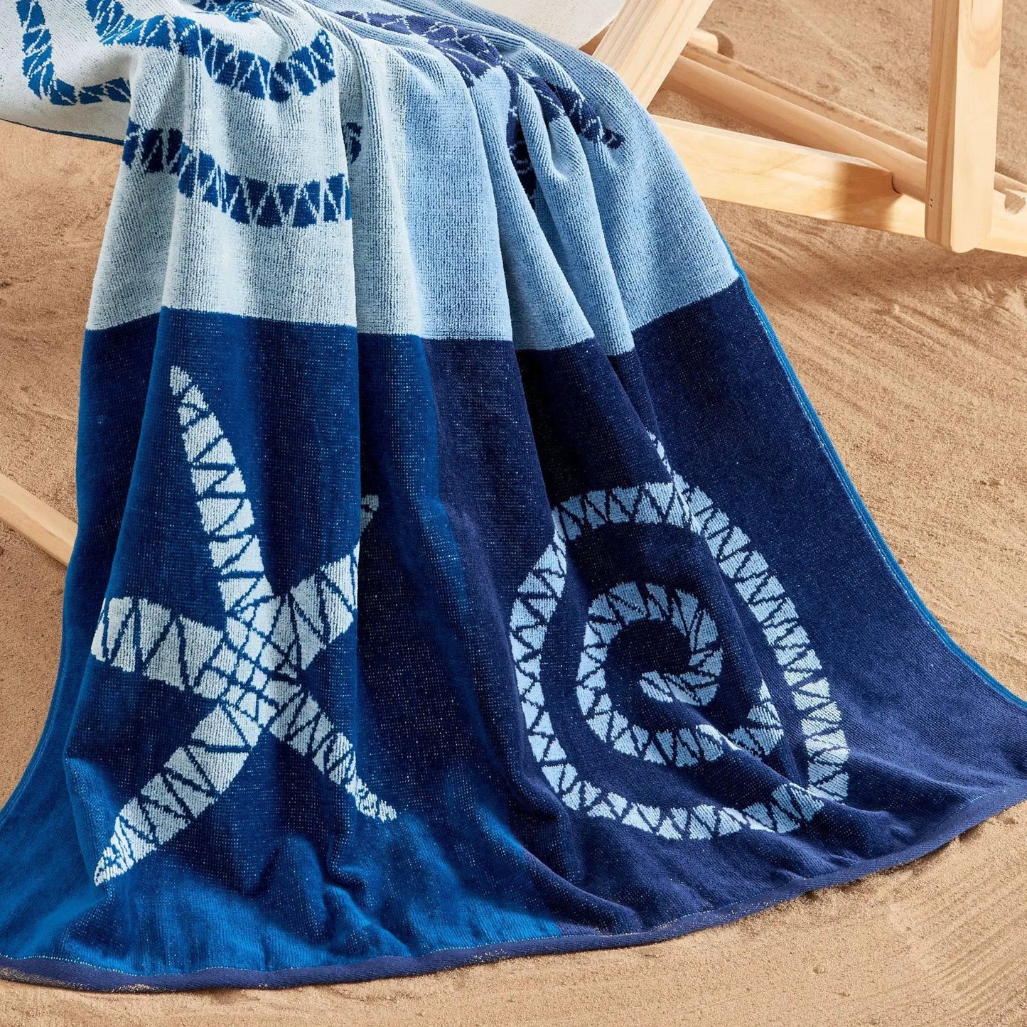 2 Pack 100% Cotton Jacquard Beach Towels - Playa Collection from PriceLows™