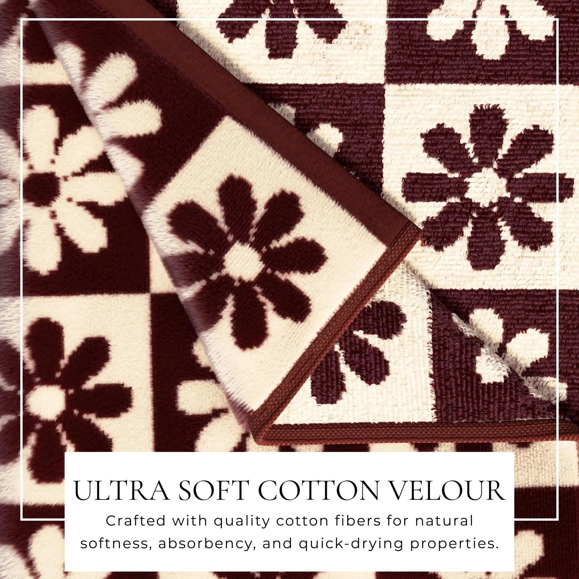 Oversized Retro Printed Beach Towel - St. Barts Collection from PriceLows™