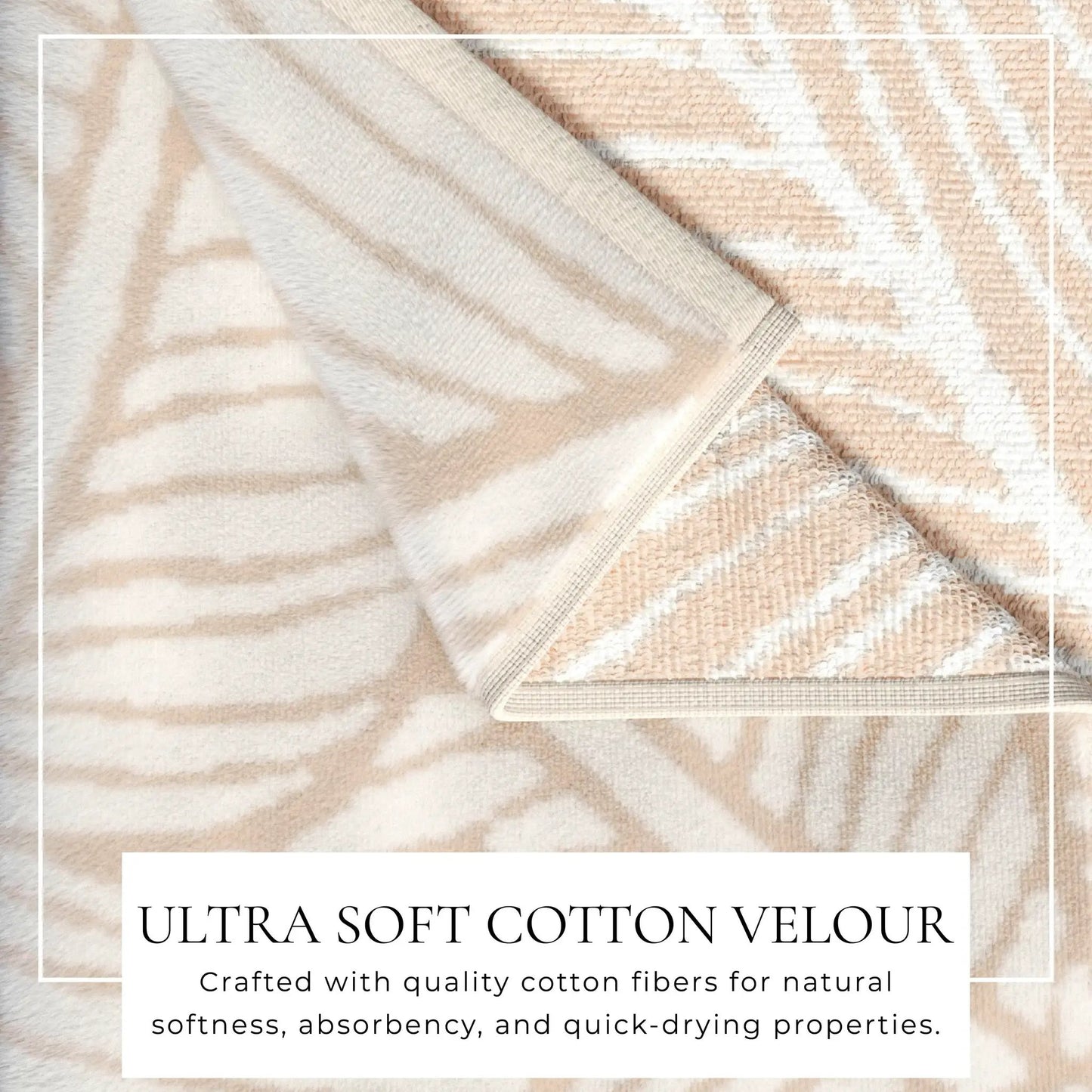 Oversized Retro Printed Beach Towel - St. Barts Collection from PriceLows™