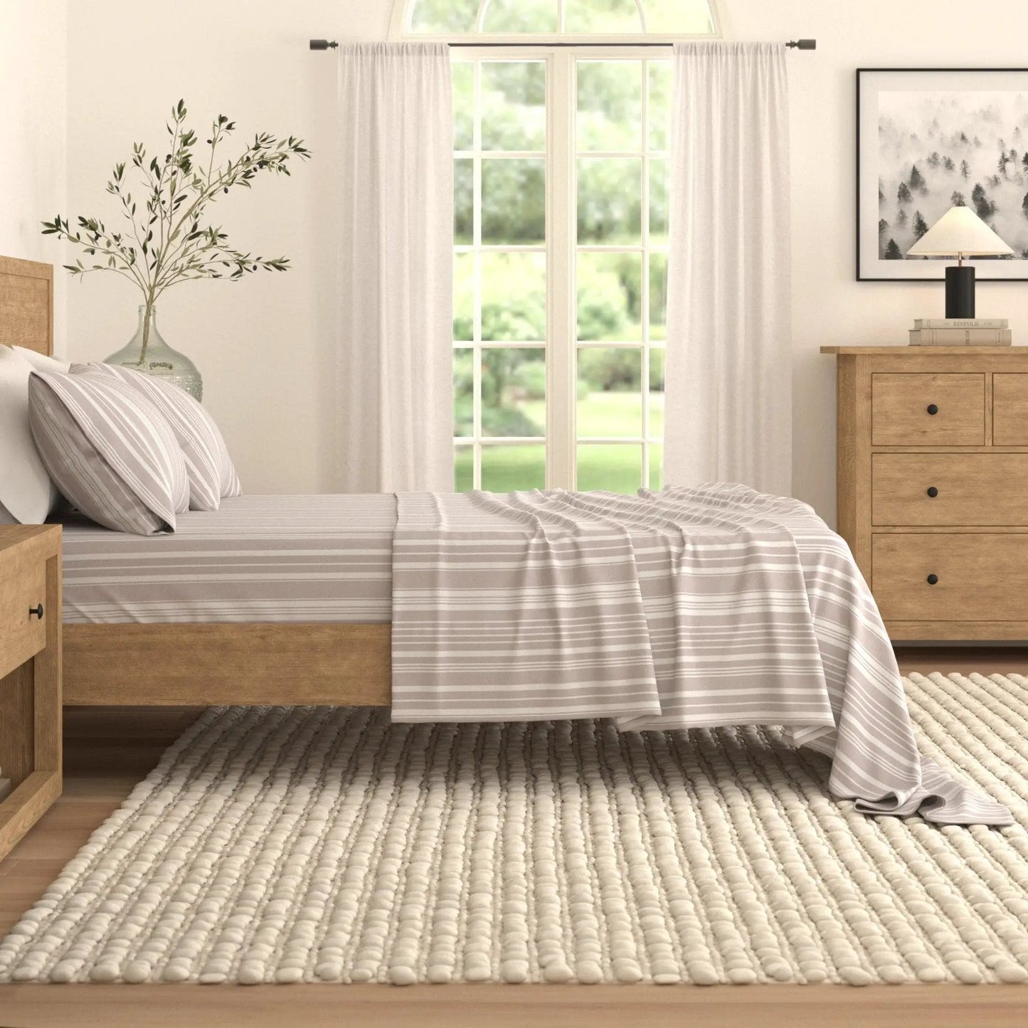 Striped Sheet Set - Elouise Collection from PriceLows™