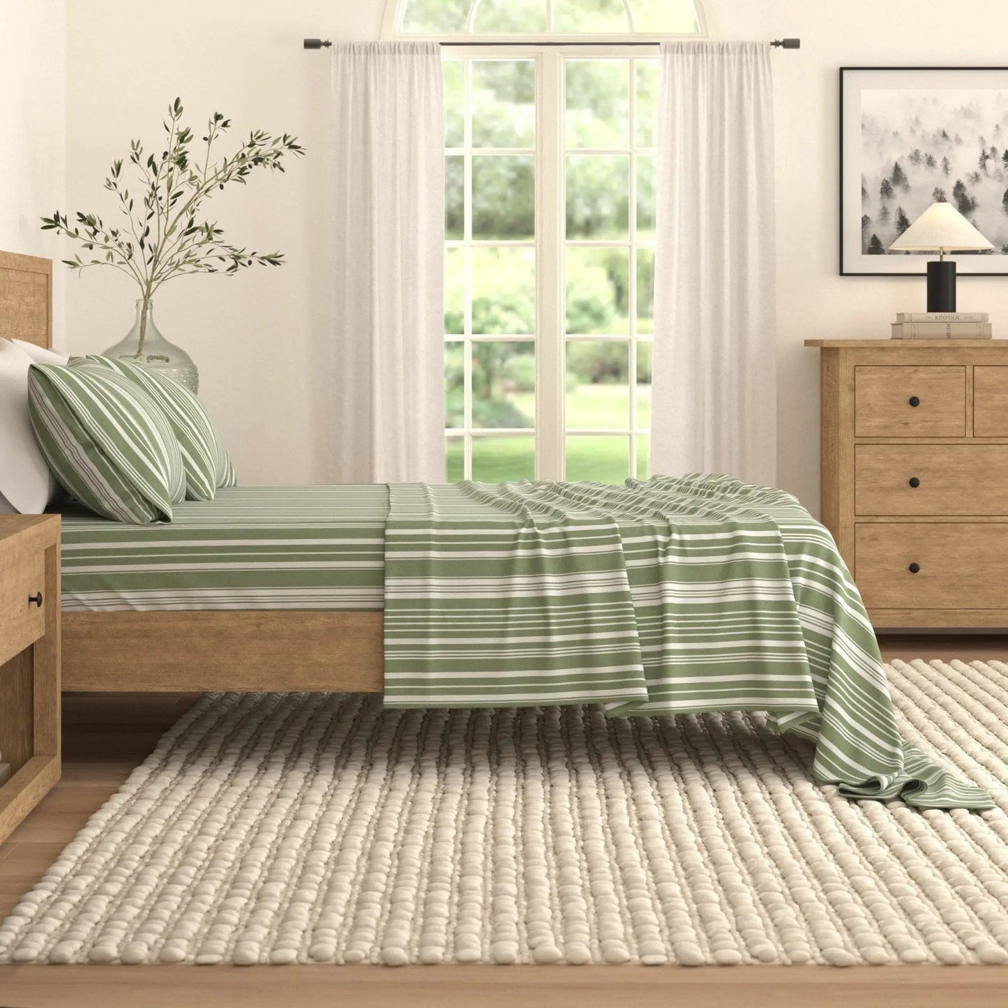 Striped Sheet Set - Elouise Collection from PriceLows™