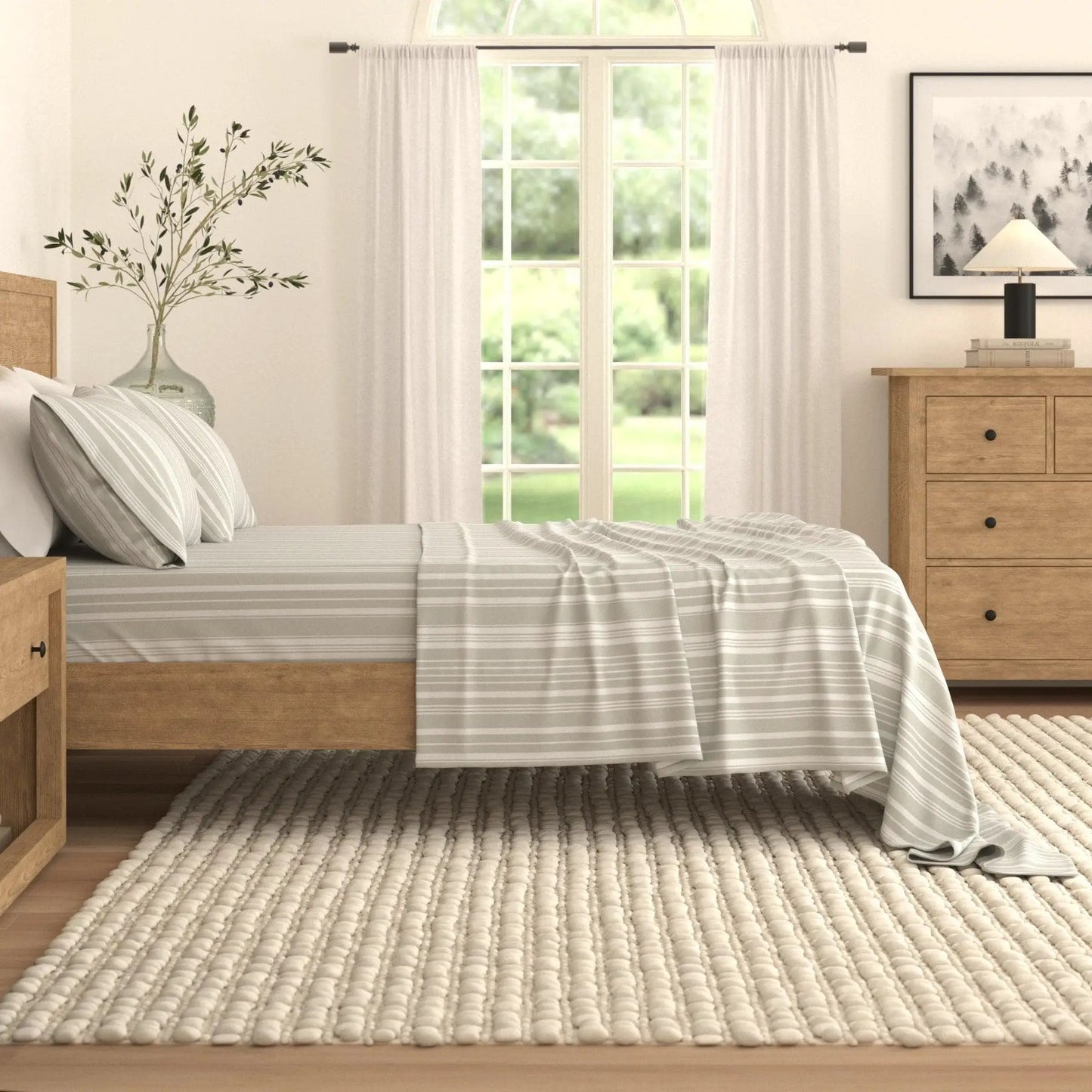 Striped Sheet Set - Elouise Collection from PriceLows™