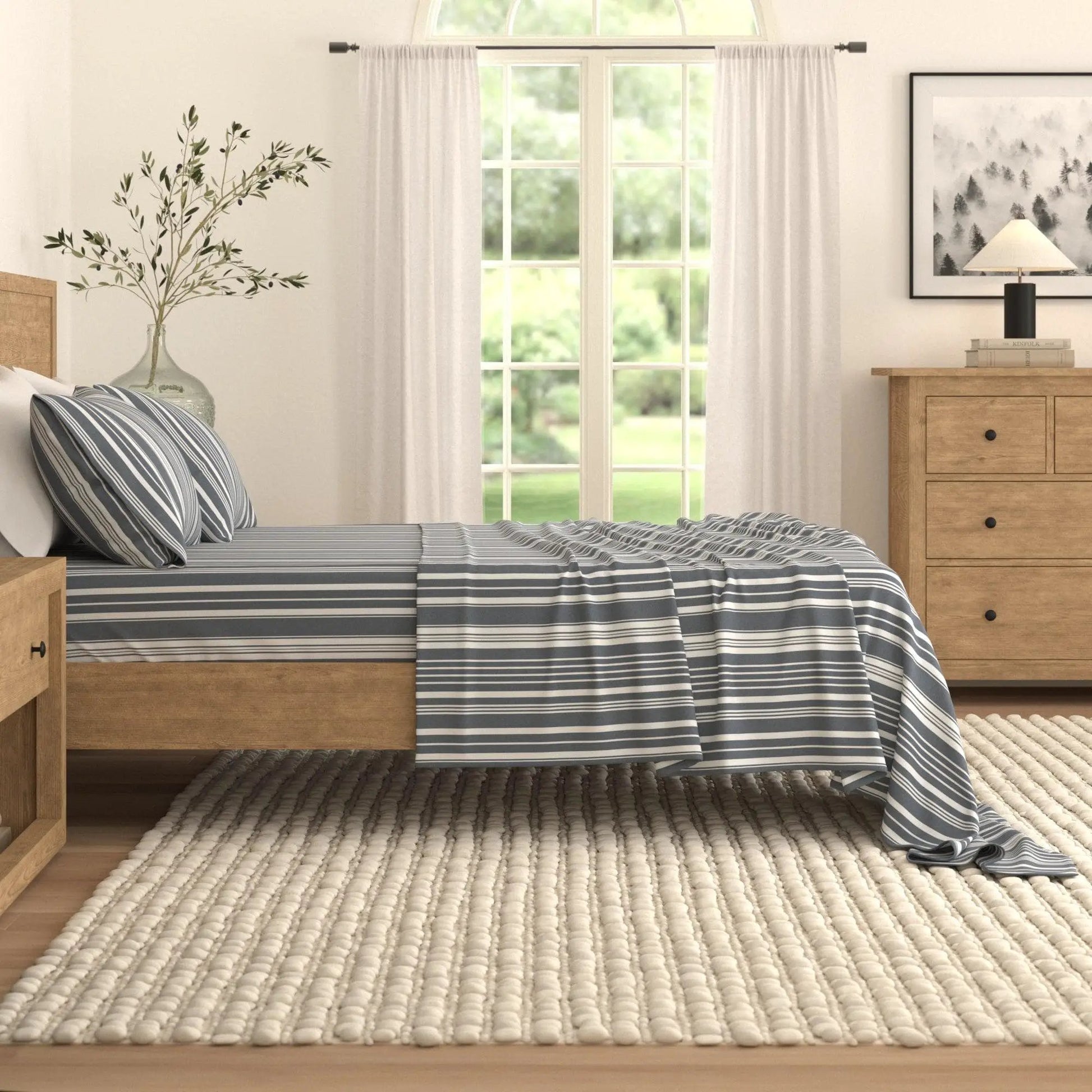 Striped Sheet Set - Elouise Collection from PriceLows™