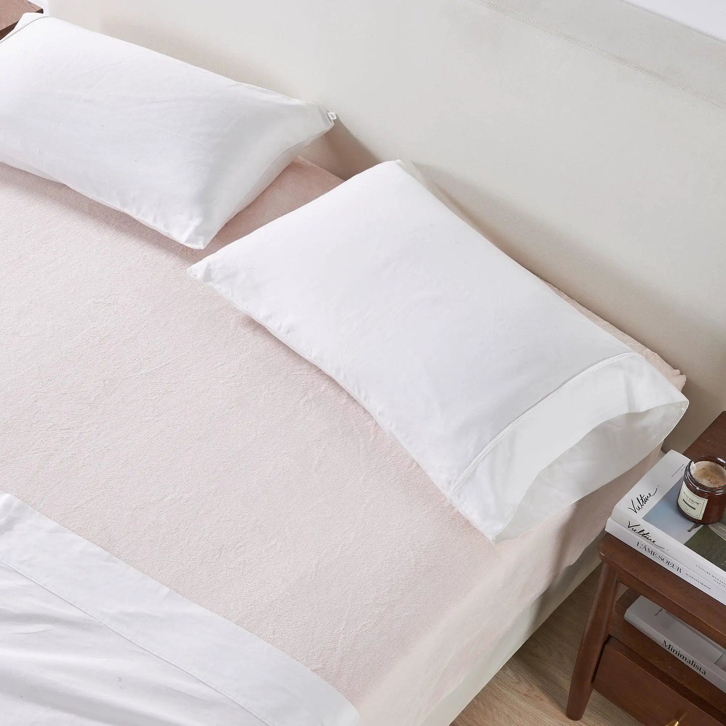 Solid Plush Fitted Sheet - Velvet Luxe Collection from PriceLows™