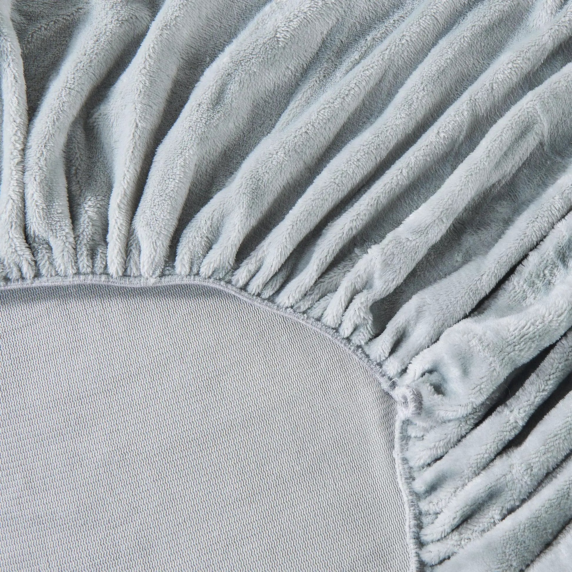 Solid Plush Fitted Sheet - Velvet Luxe Collection from PriceLows™