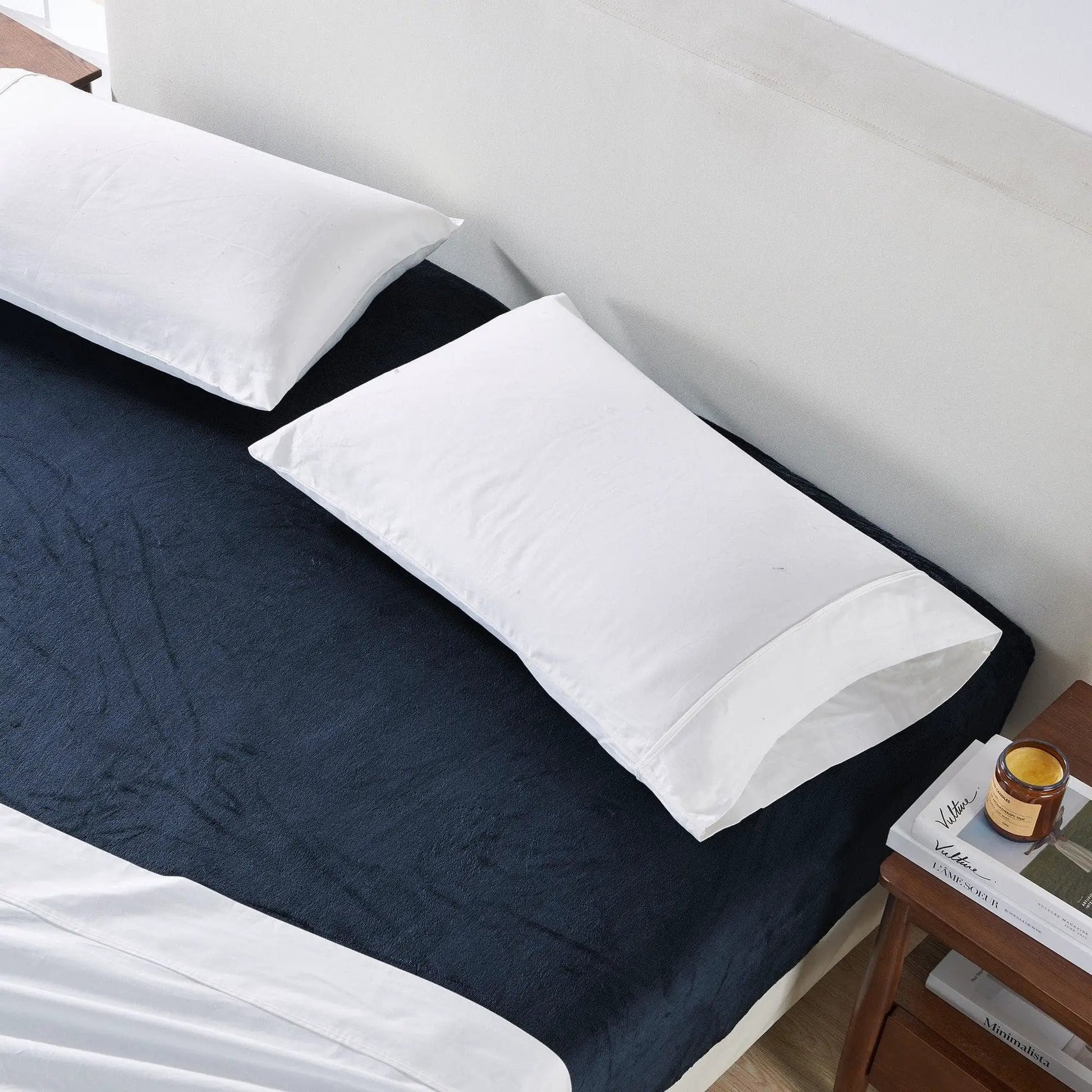 Solid Plush Fitted Sheet - Velvet Luxe Collection from PriceLows™