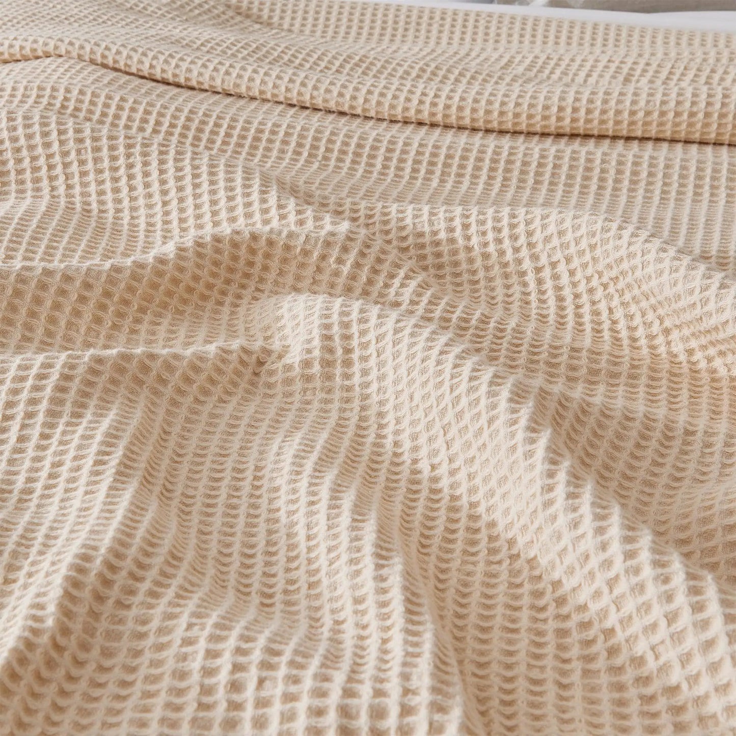 100% Cotton Waffle Weave Blanket - Mikala Collection from PriceLows™