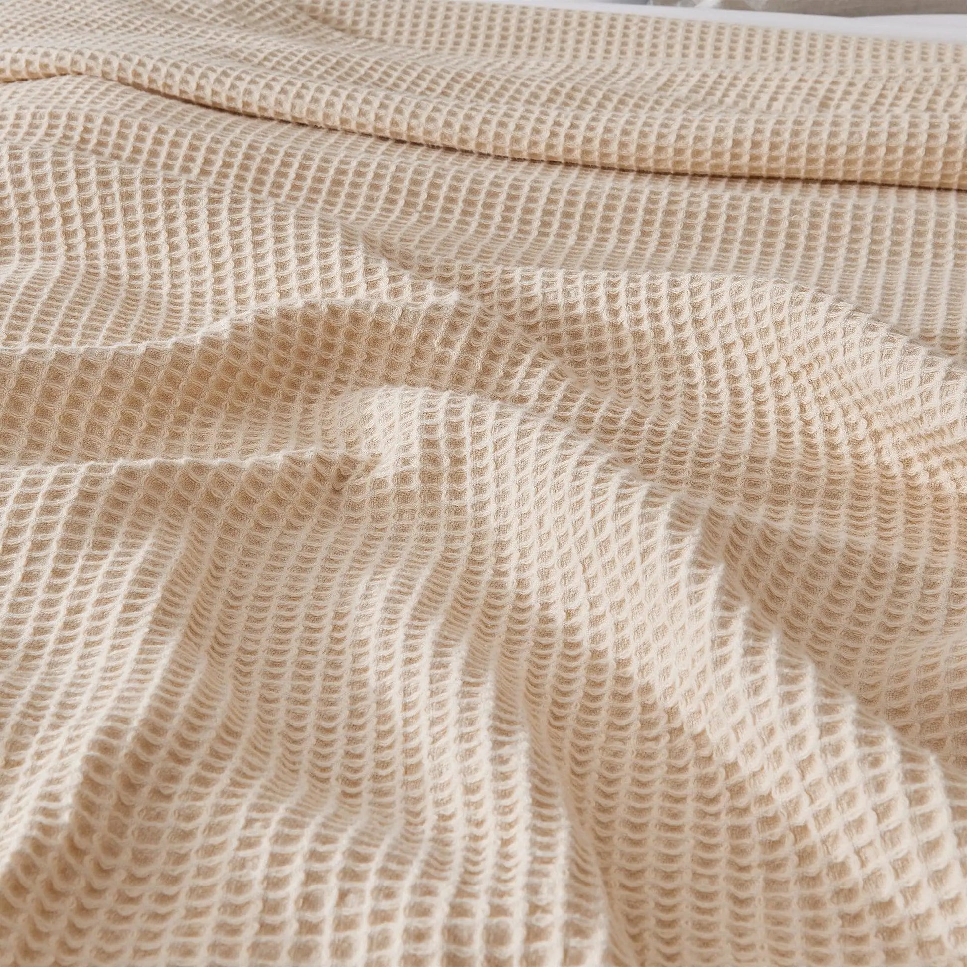 100% Cotton Waffle Weave Blanket - Mikala Collection from PriceLows™