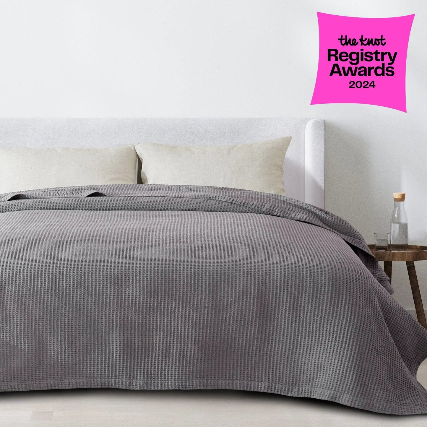 100% Cotton Waffle Weave Blanket - Mikala Collection from PriceLows™