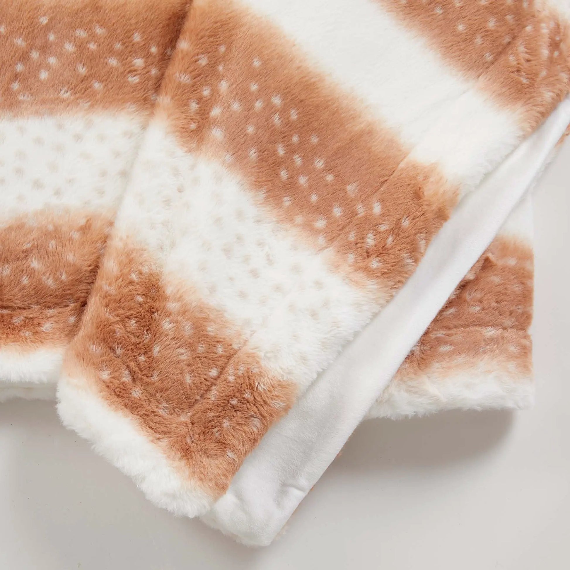 Faux Fur Printed Throw Blanket - Aaliyah Collection from PriceLows™