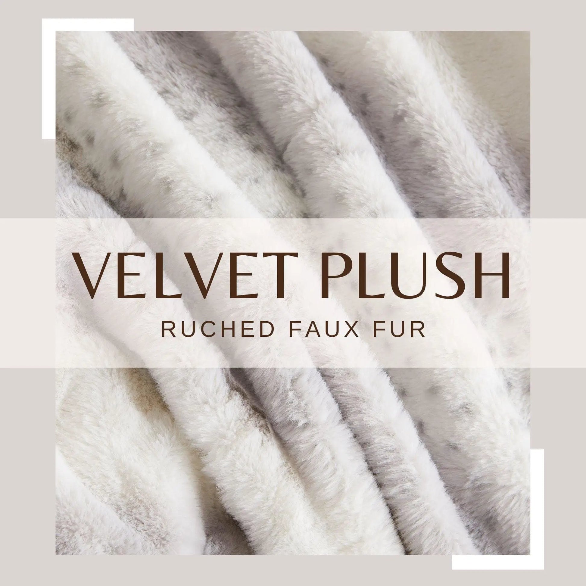 Faux Fur Printed Throw Blanket - Aaliyah Collection from PriceLows™