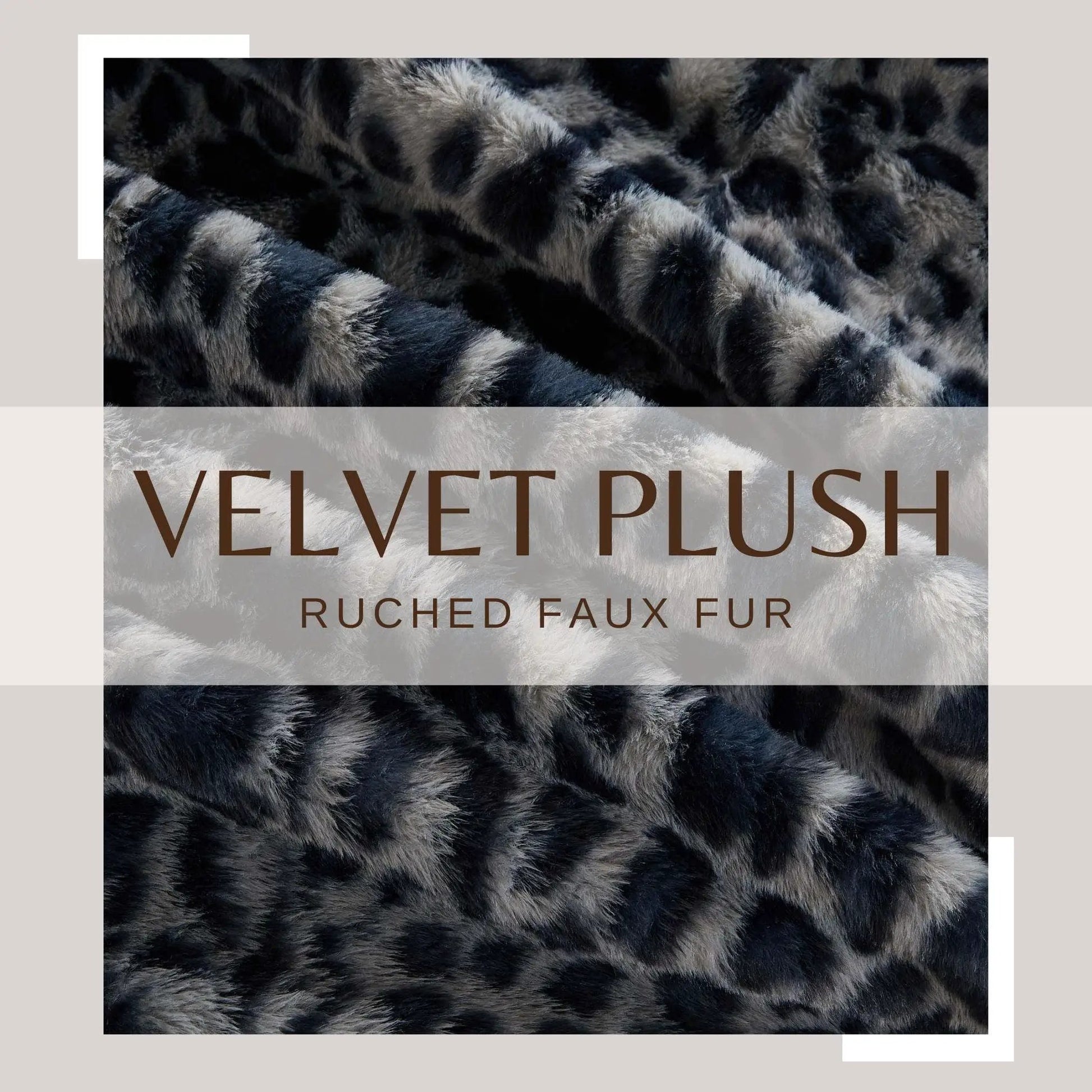 Faux Fur Printed Throw Blanket - Aaliyah Collection from PriceLows™