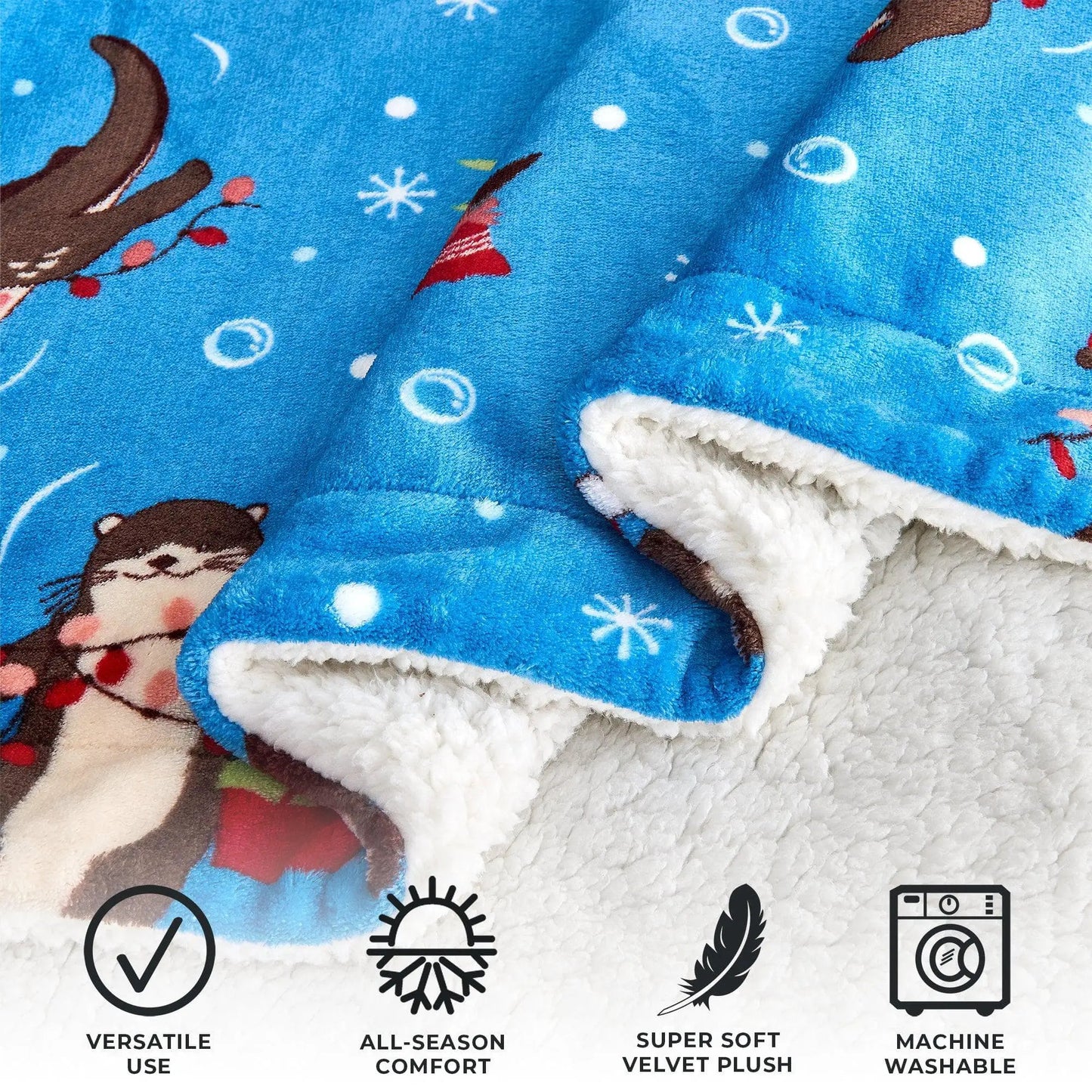 Holiday Sherpa Throw - Esmay Collection from PriceLows™
