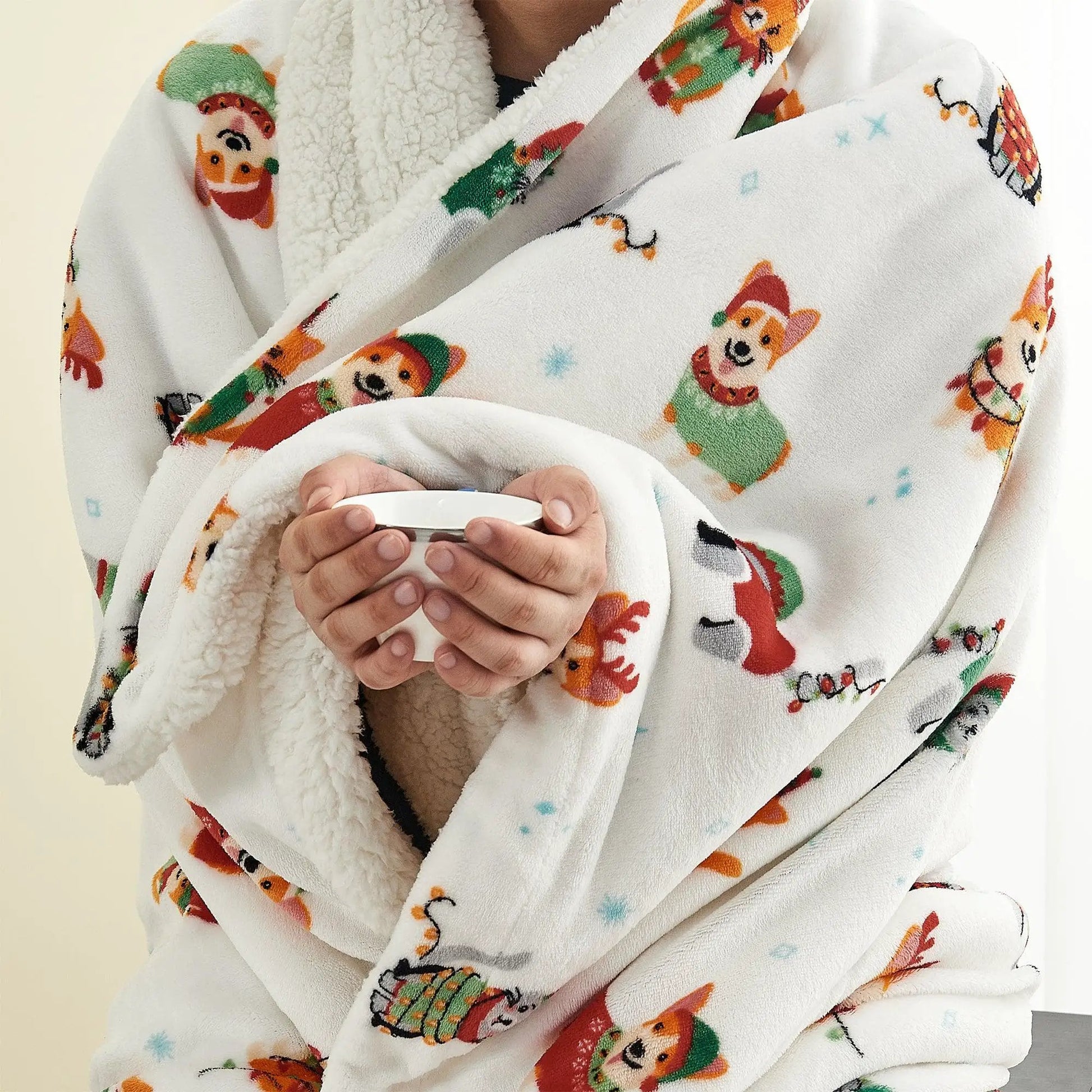 Holiday Sherpa Throw - Esmay Collection from PriceLows™
