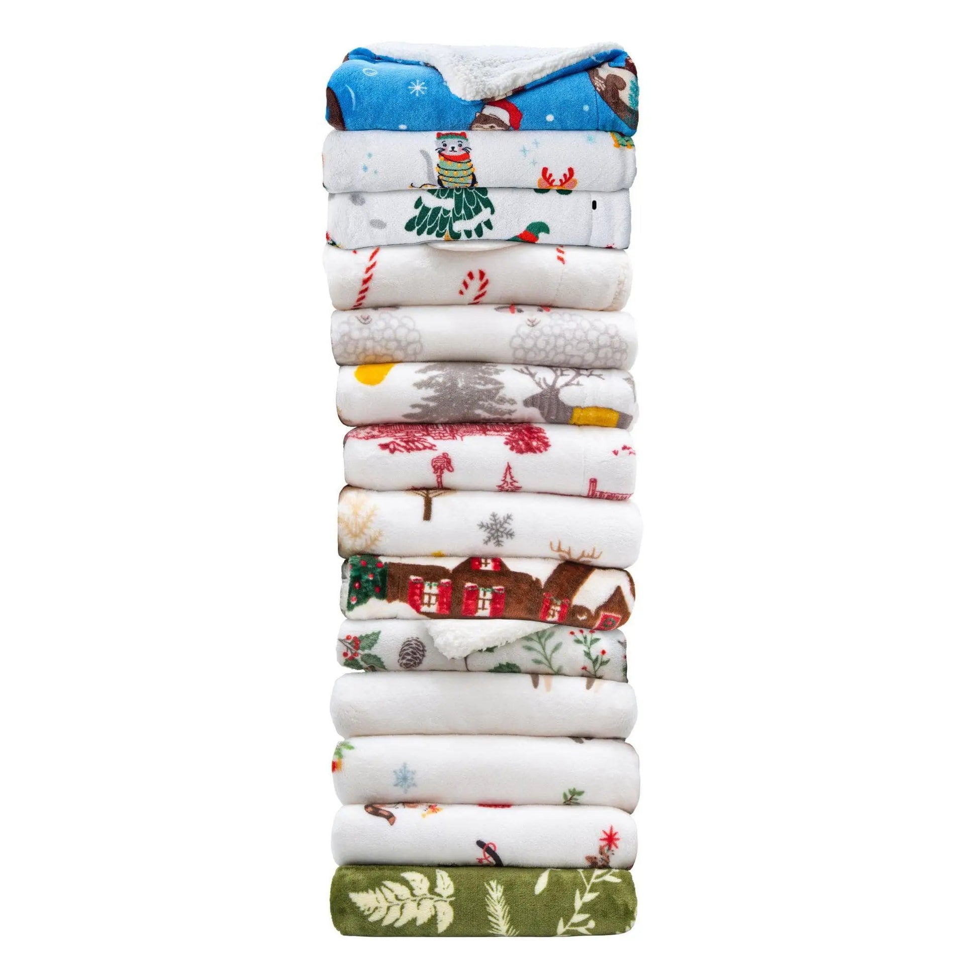 Holiday Sherpa Throw - Esmay Collection from PriceLows™