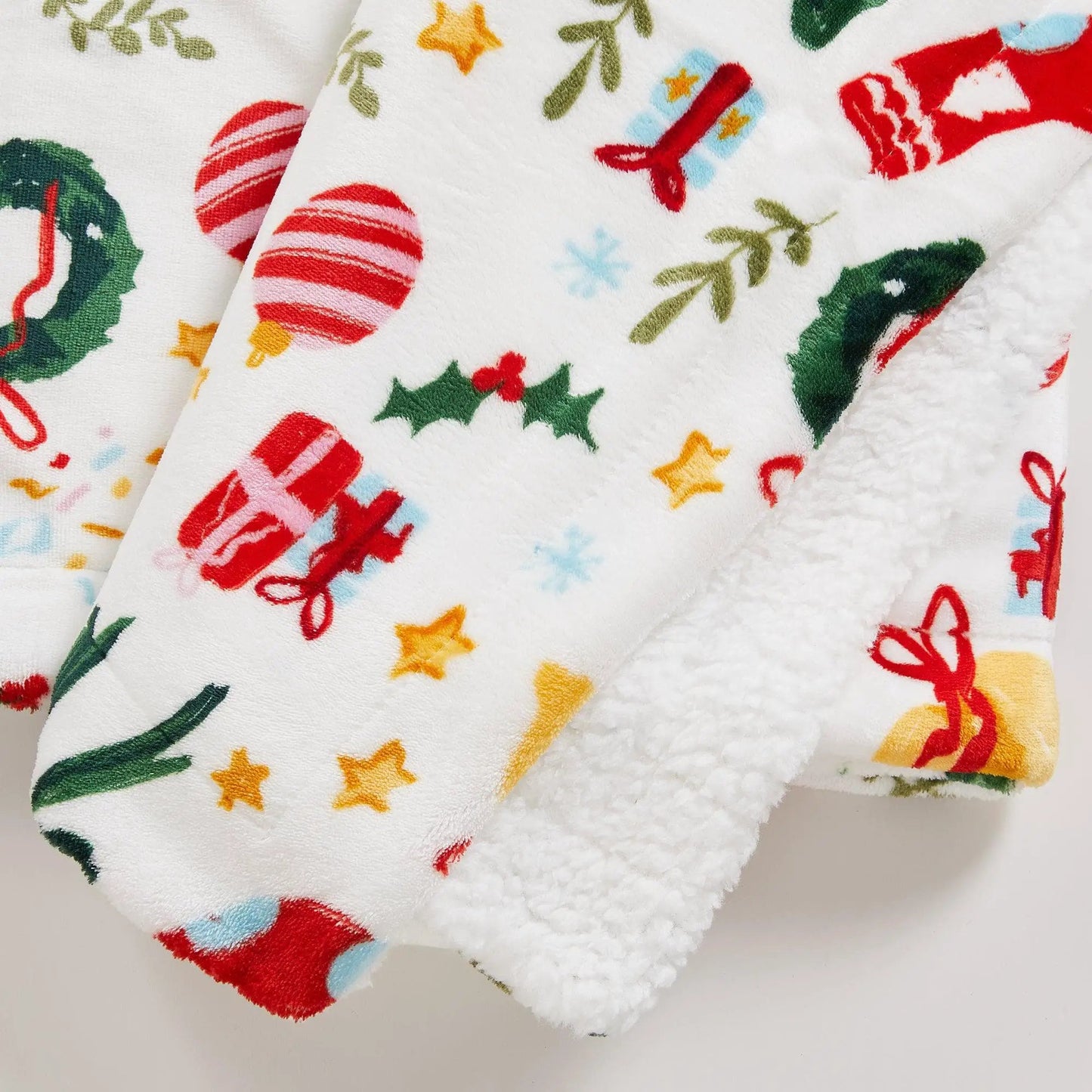 Holiday Sherpa Throw - Esmay Collection from PriceLows™