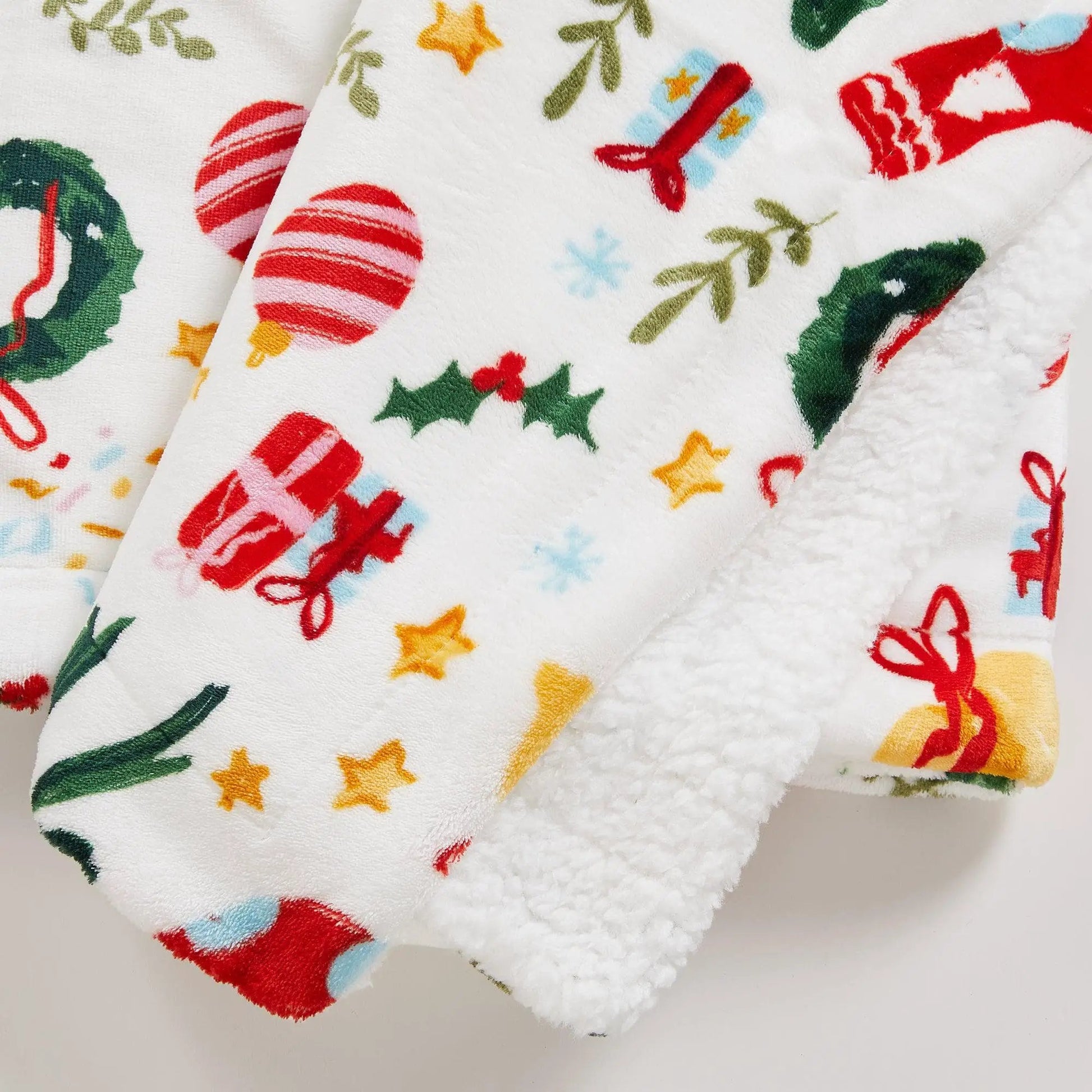 Holiday Sherpa Throw - Esmay Collection from PriceLows™