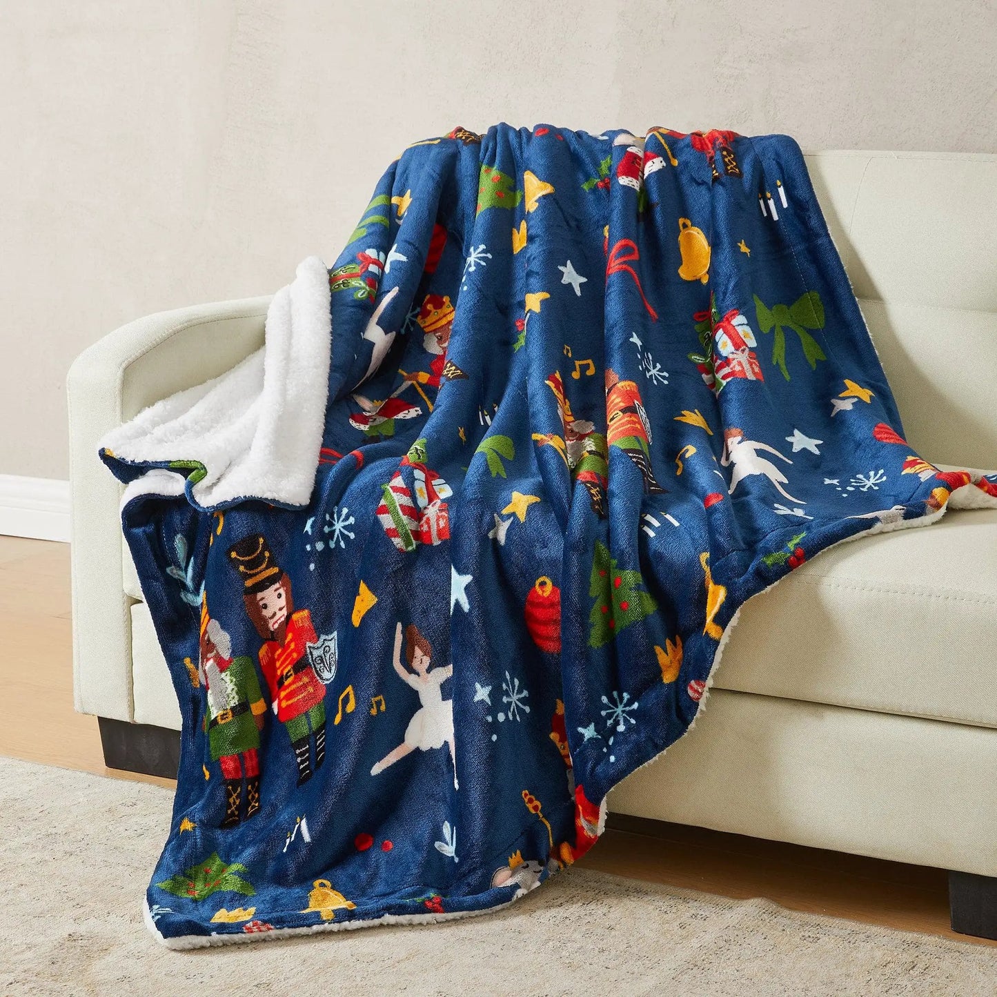 Holiday Sherpa Throw - Esmay Collection from PriceLows™