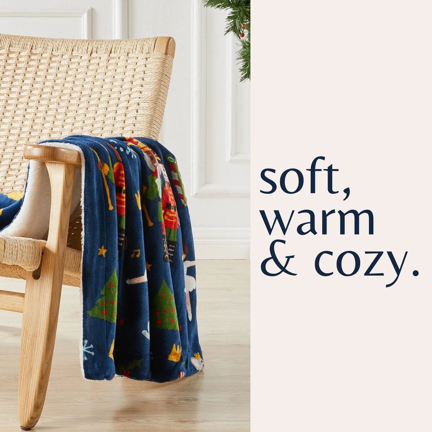 Holiday Sherpa Throw - Esmay Collection from PriceLows™