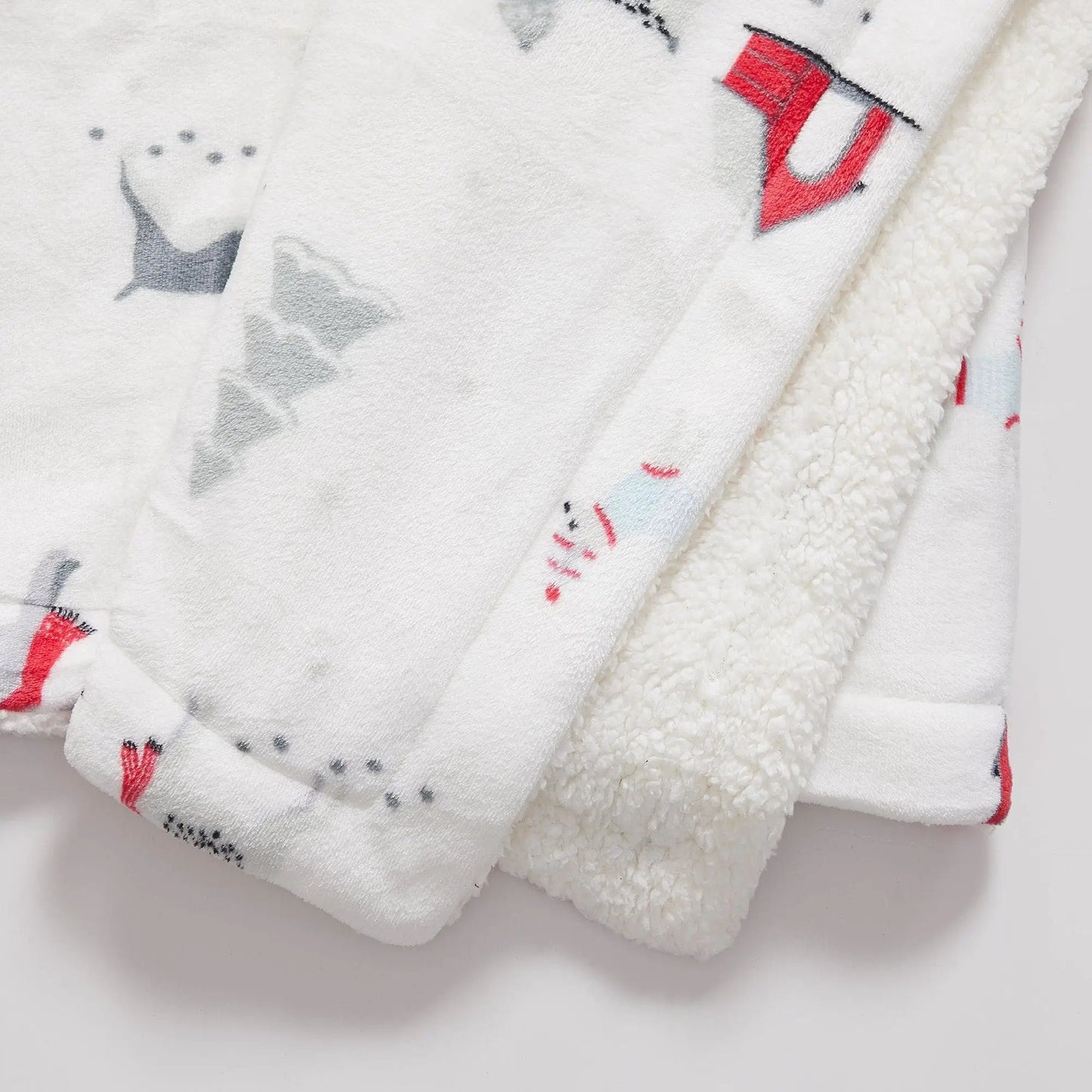 Sherpa Throw Blanket - Eve Collection from PriceLows™