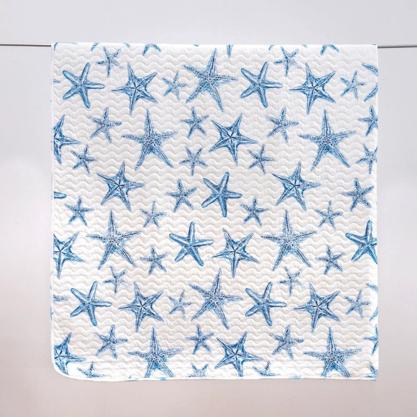 Blue Seashell Coastal Quilt Set - Trinidad Collection from PriceLows™