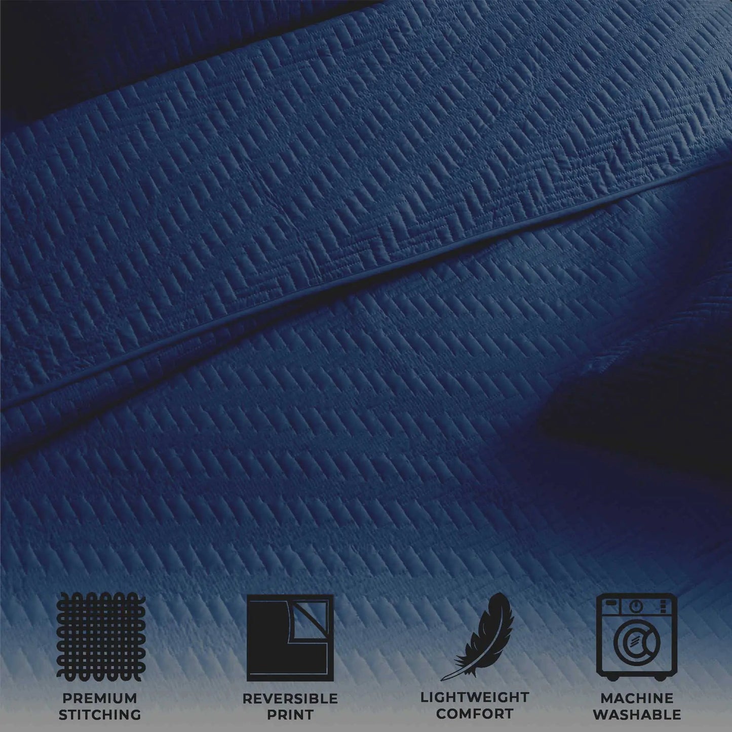 Herringbone Stitched Quilt - Louise Collection from PriceLows™