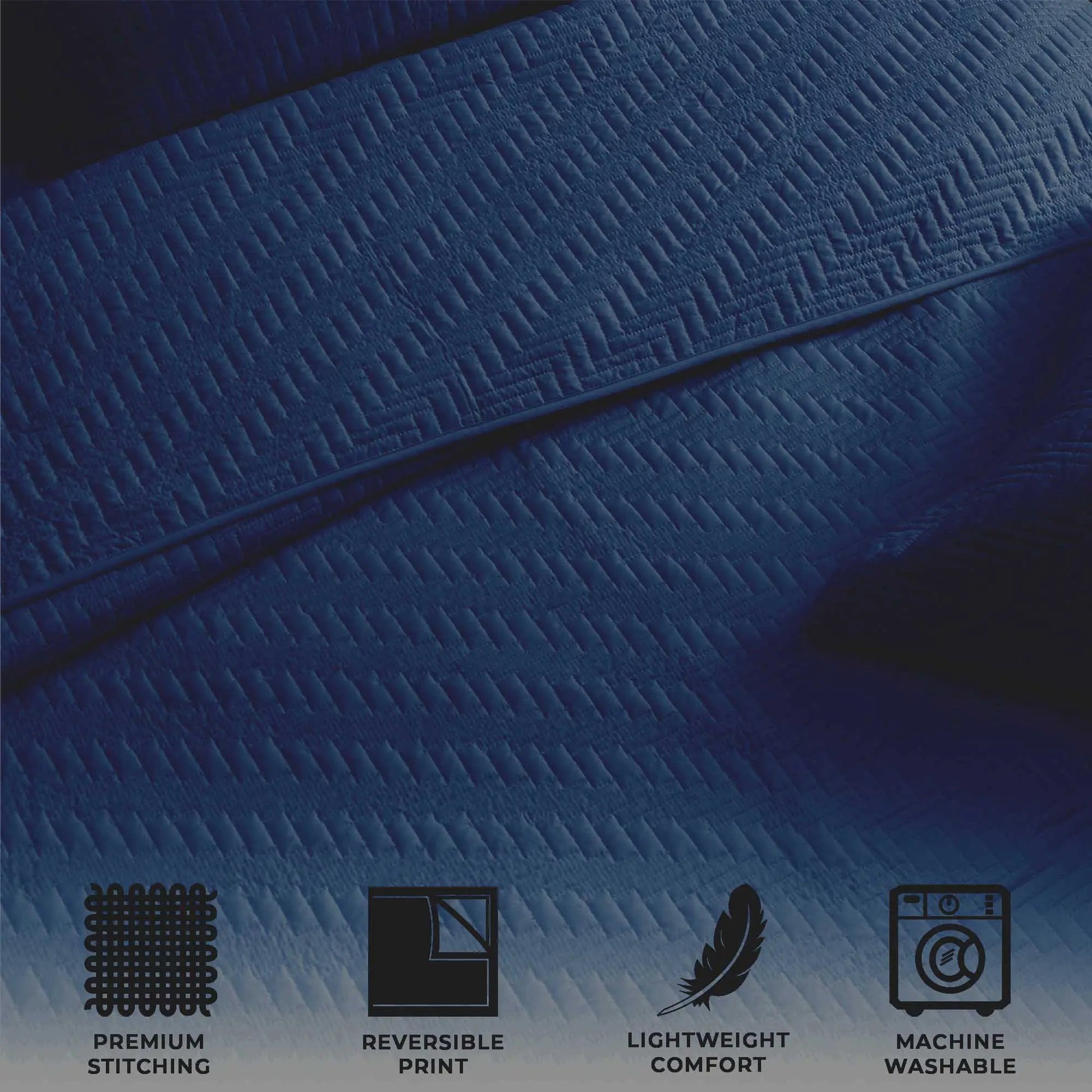 Herringbone Stitched Quilt - Louise Collection from PriceLows™