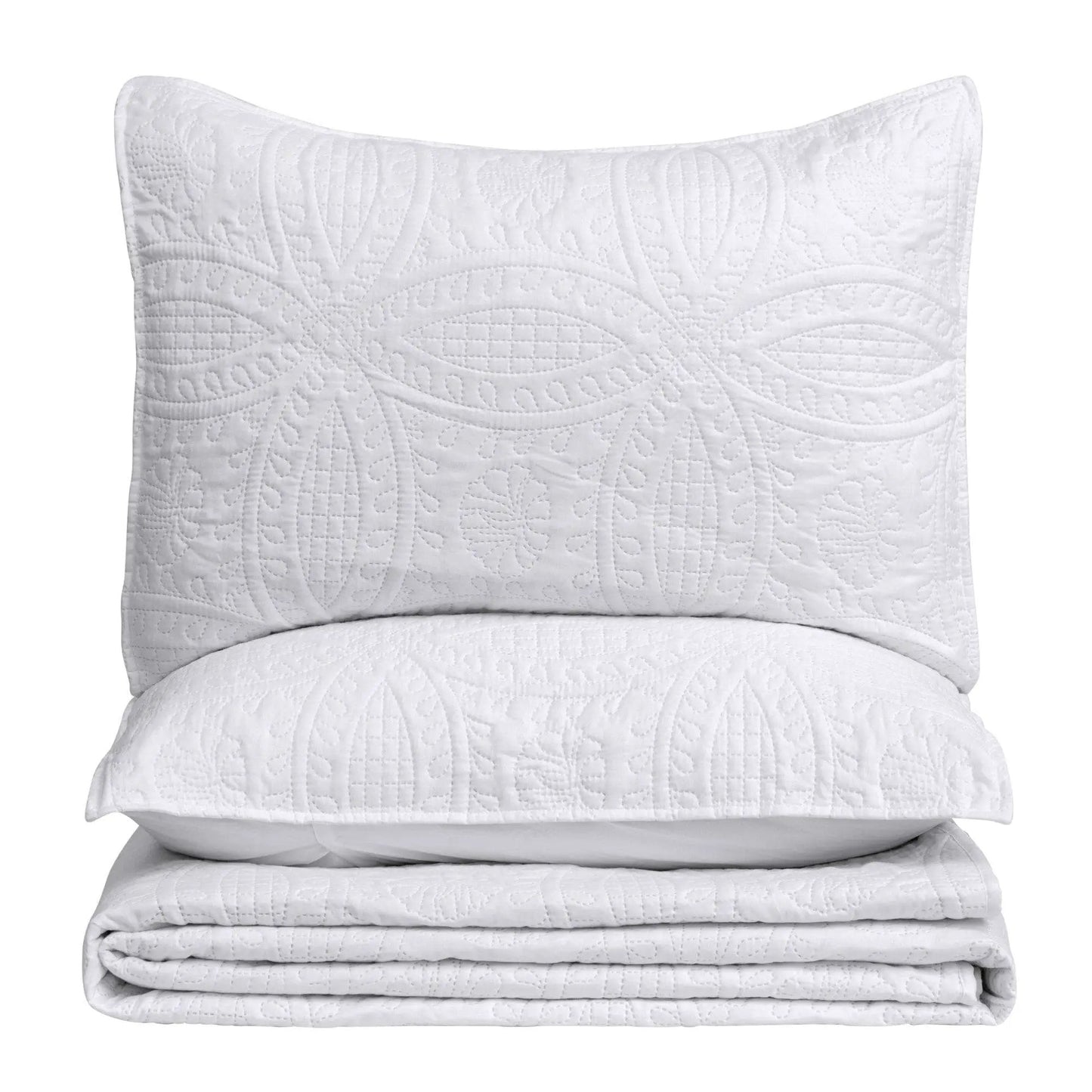 Oversized Medallion Quilt Set - Clara Collection from PriceLows™