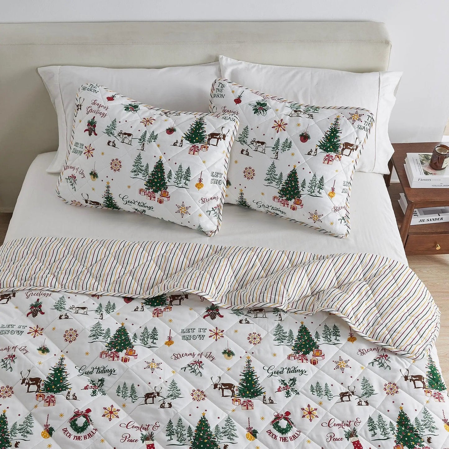 Colorful Holiday Quilt Set - Midnight Magic Collection from PriceLows™