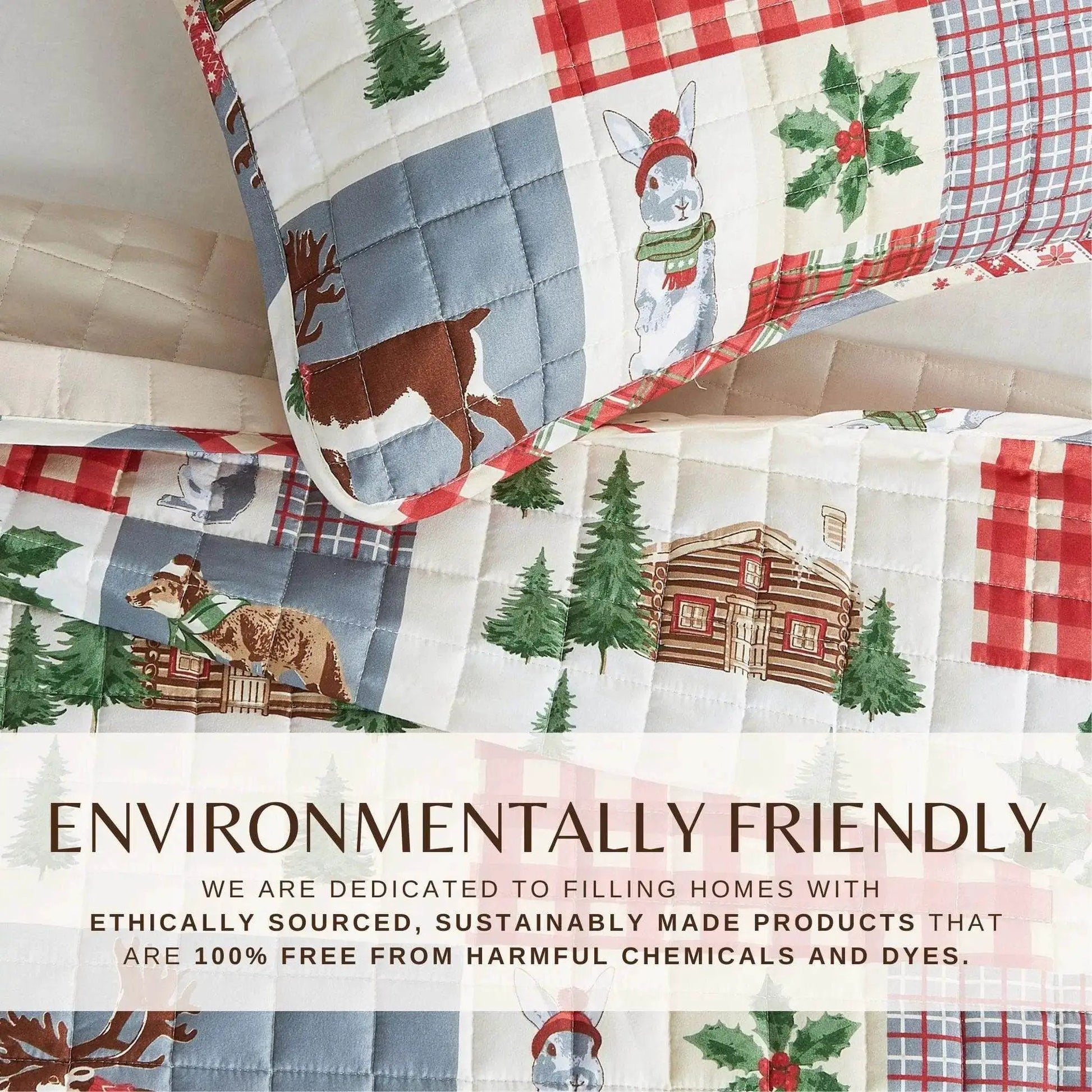 Colorful Holiday Quilt Set - Midnight Magic Collection from PriceLows™