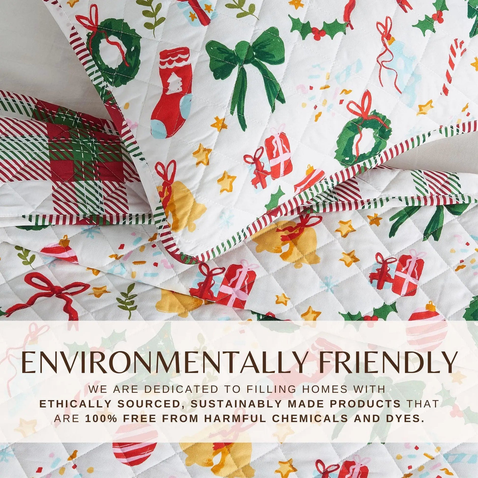 Colorful Holiday Quilt Set - Midnight Magic Collection from PriceLows™