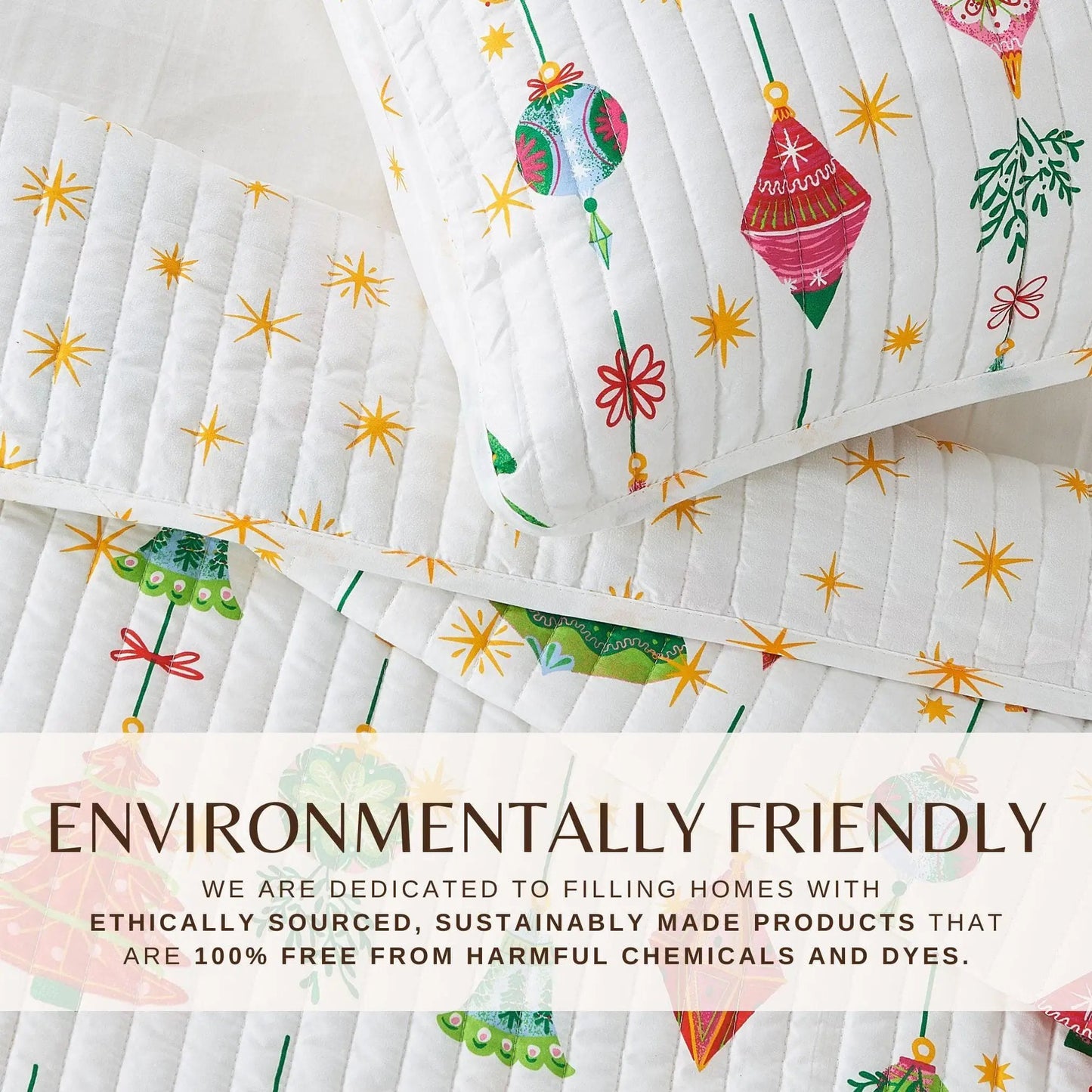 Colorful Holiday Quilt Set - Midnight Magic Collection from PriceLows™