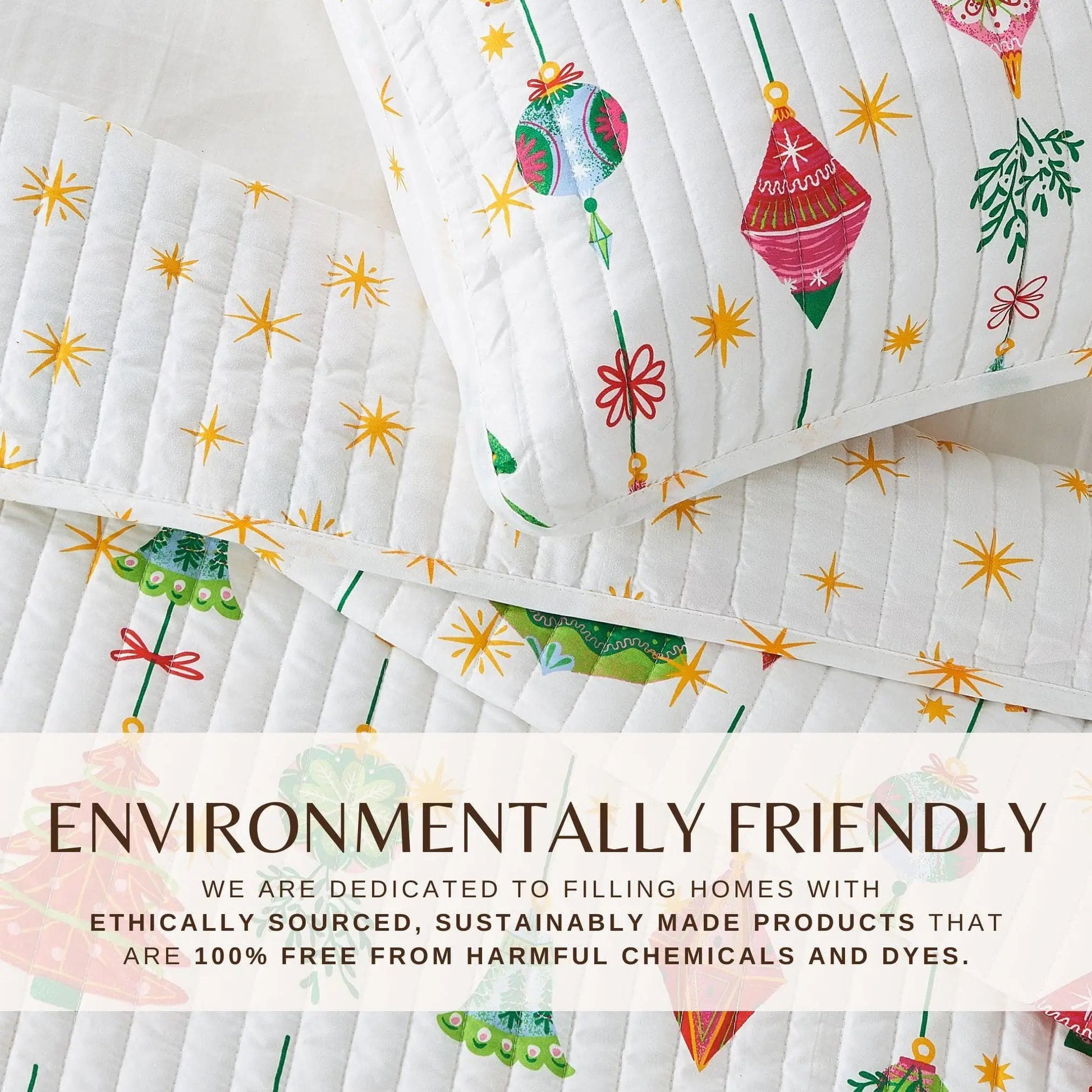 Colorful Holiday Quilt Set - Midnight Magic Collection from PriceLows™