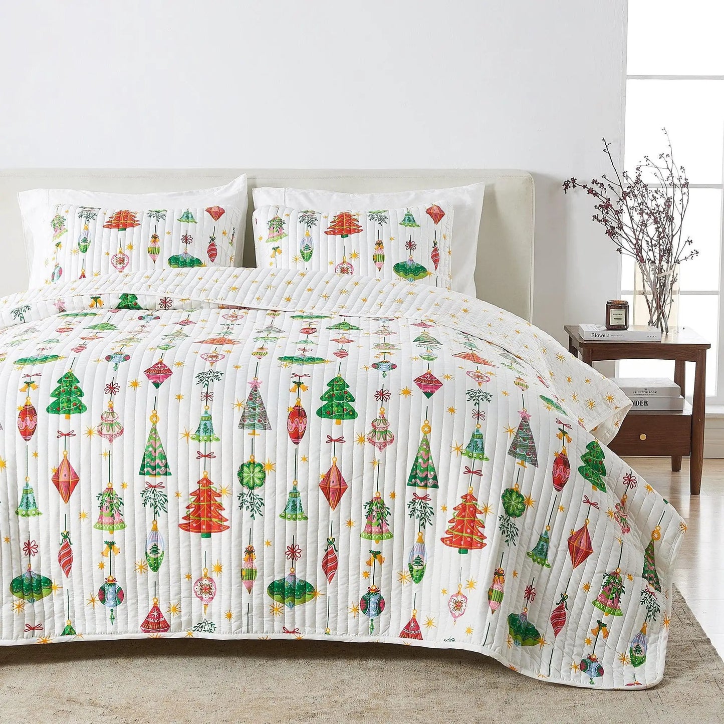 Colorful Holiday Quilt Set - Midnight Magic Collection from PriceLows™