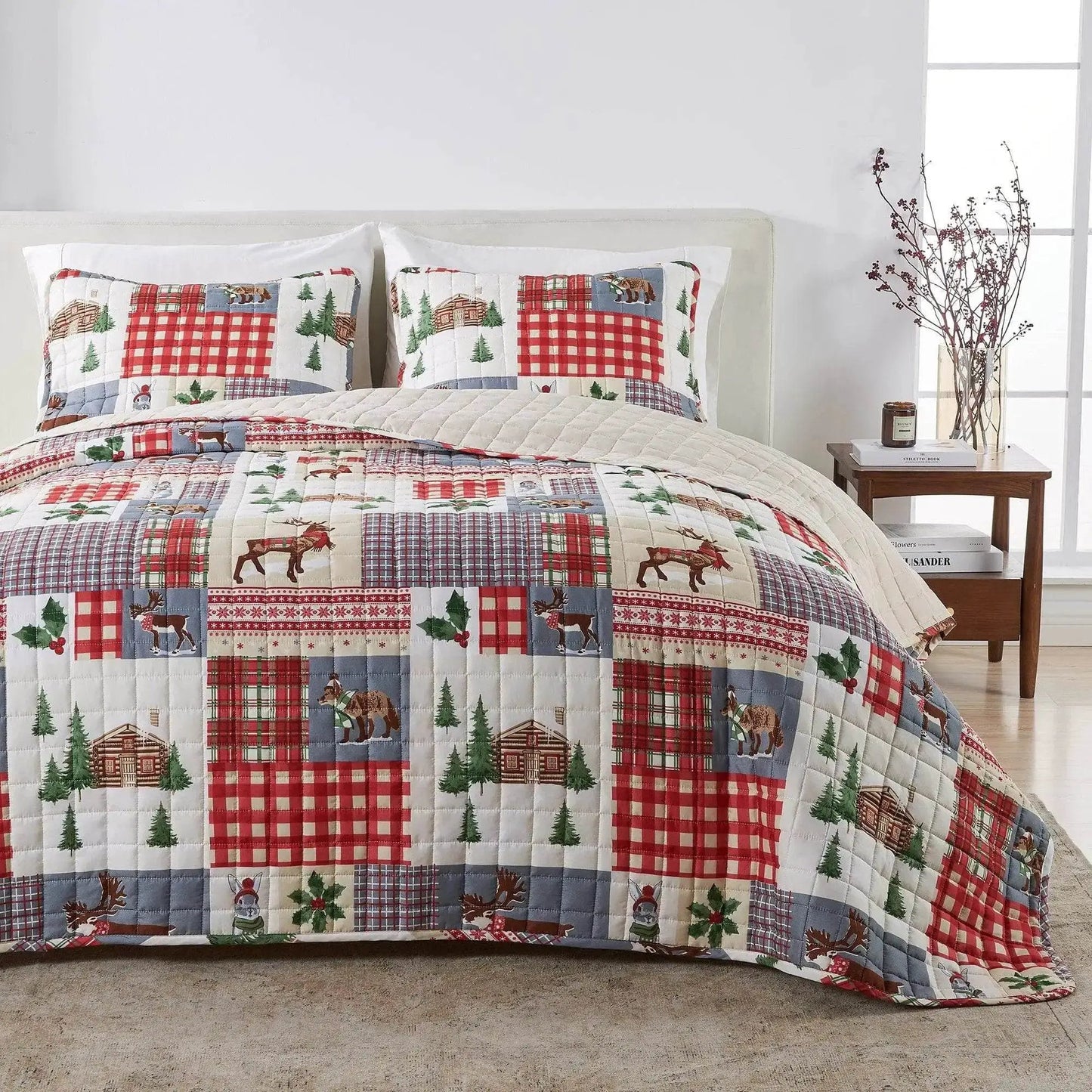 Colorful Holiday Quilt Set - Midnight Magic Collection from PriceLows™