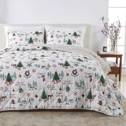 Colorful Holiday Quilt Set - Midnight Magic Collection from PriceLows™