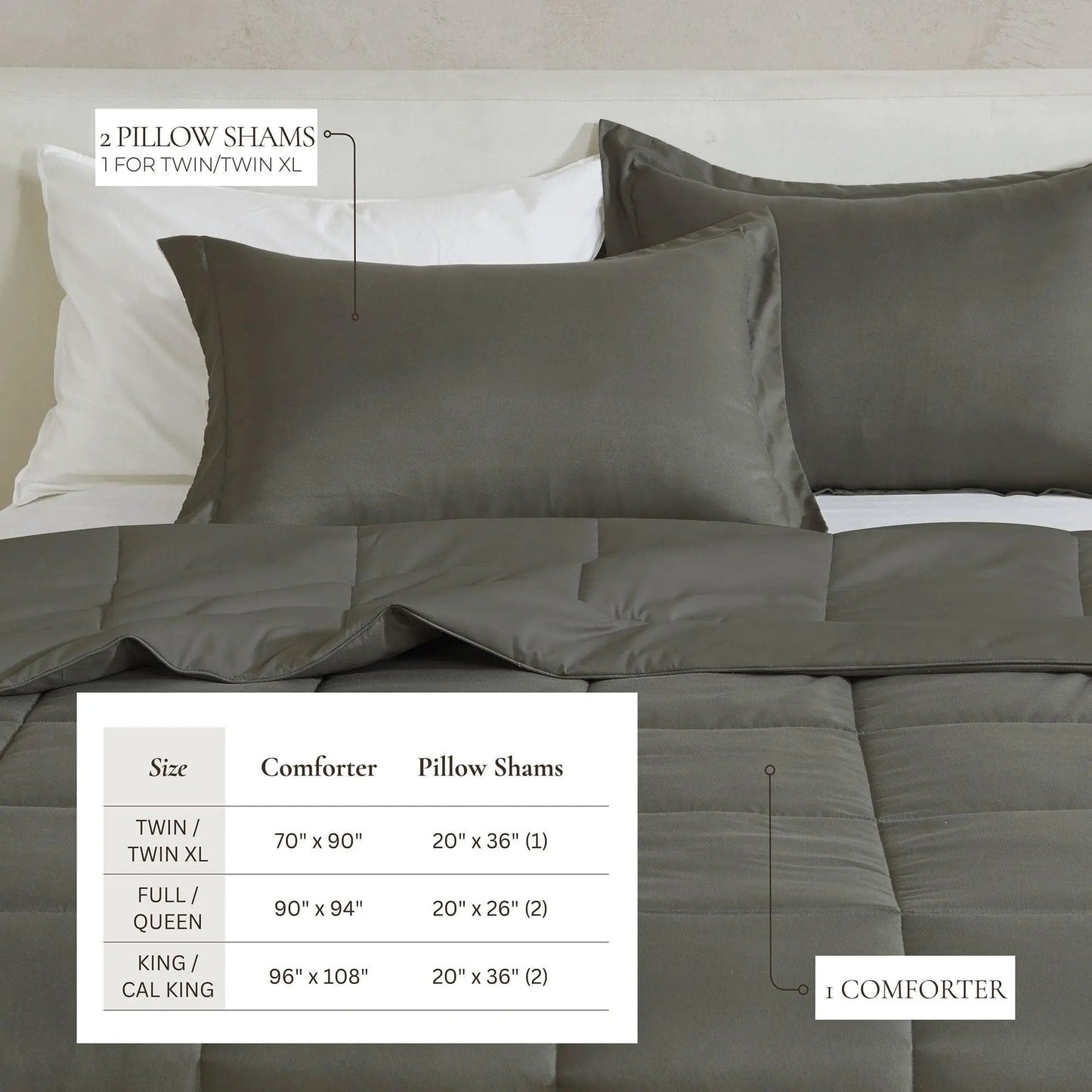 Reversible Comforter Set - Odette Collection from PriceLows™