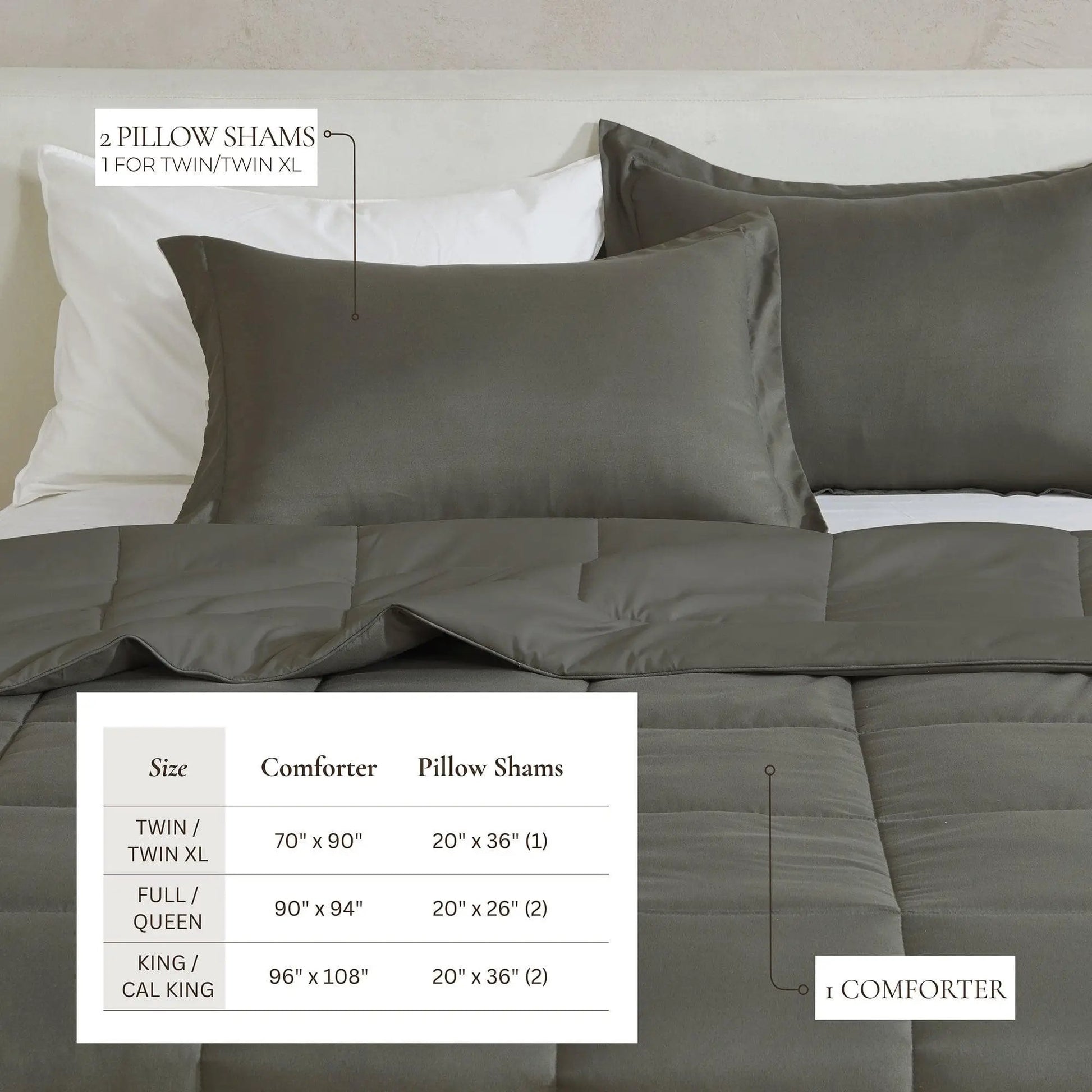 Reversible Comforter Set - Odette Collection from PriceLows™