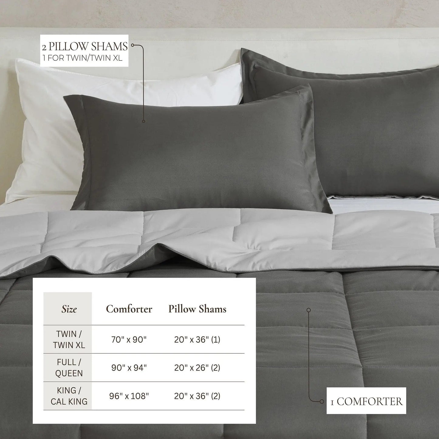 Reversible Comforter Set - Odette Collection from PriceLows™