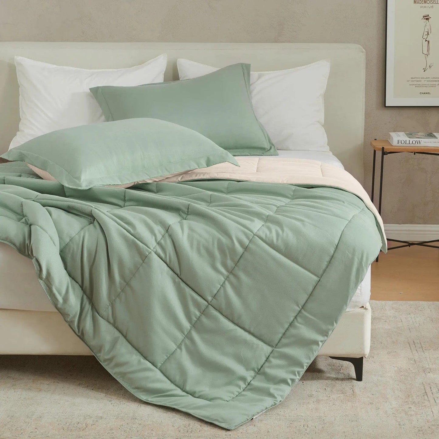 Reversible Comforter Set - Odette Collection from PriceLows™