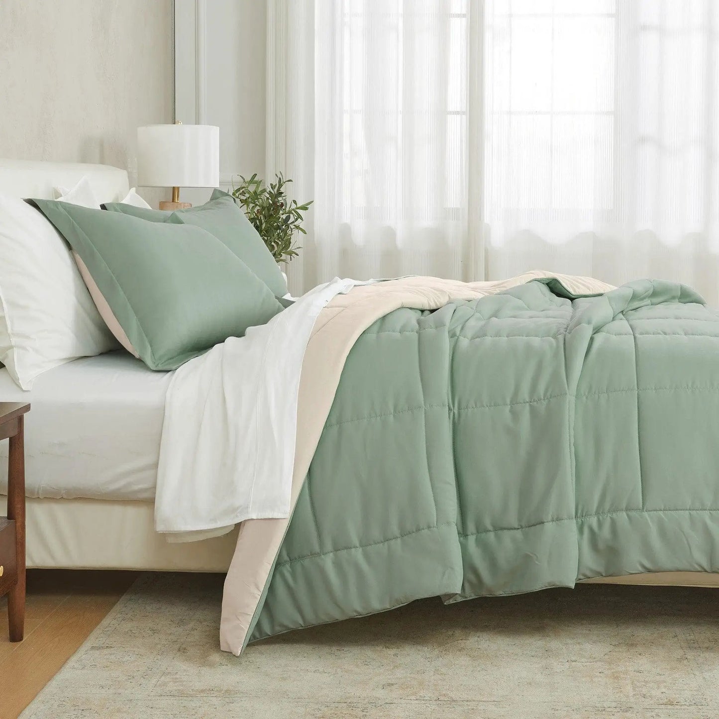 Reversible Comforter Set - Odette Collection from PriceLows™