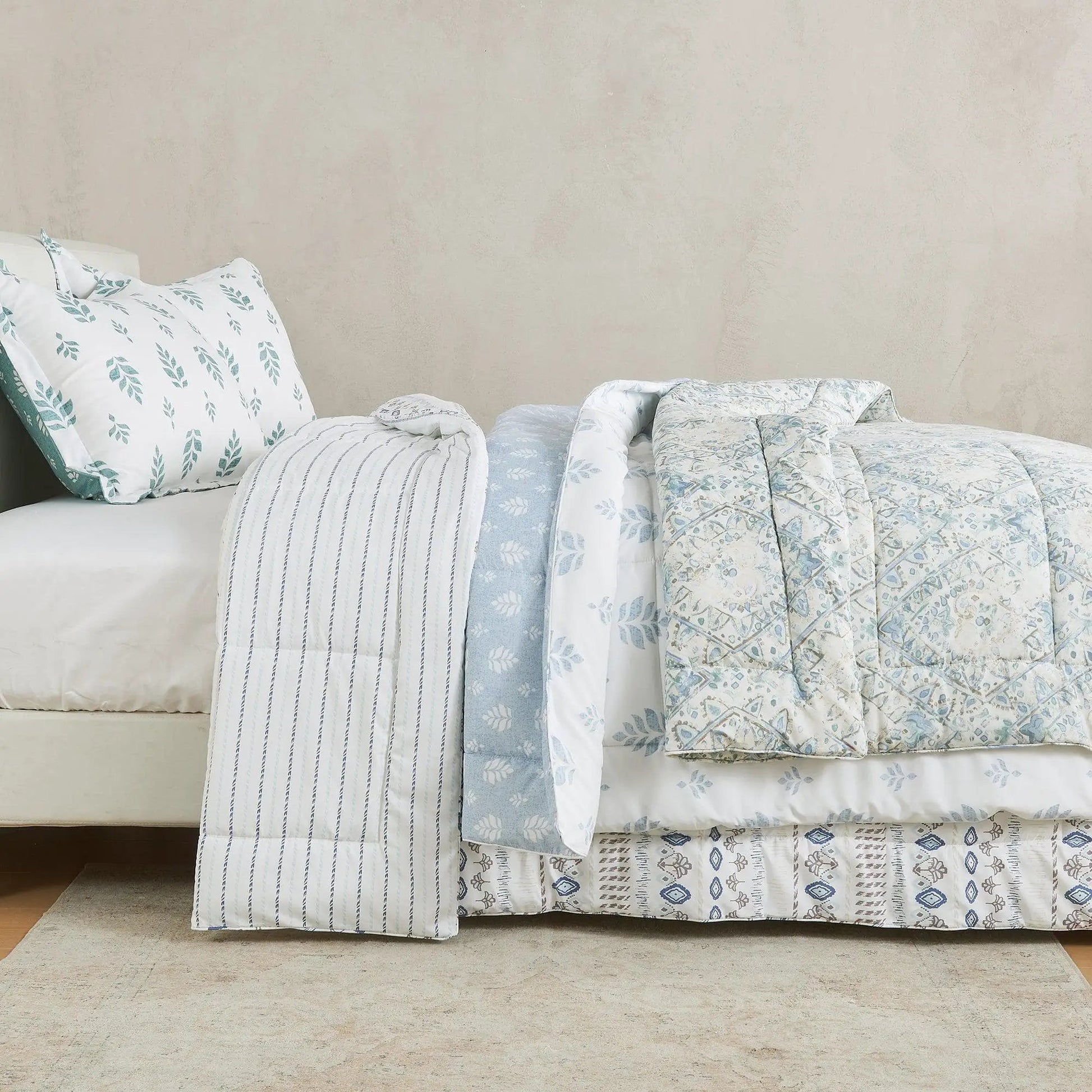 Reversible Comforter Set - Odette Collection from PriceLows™
