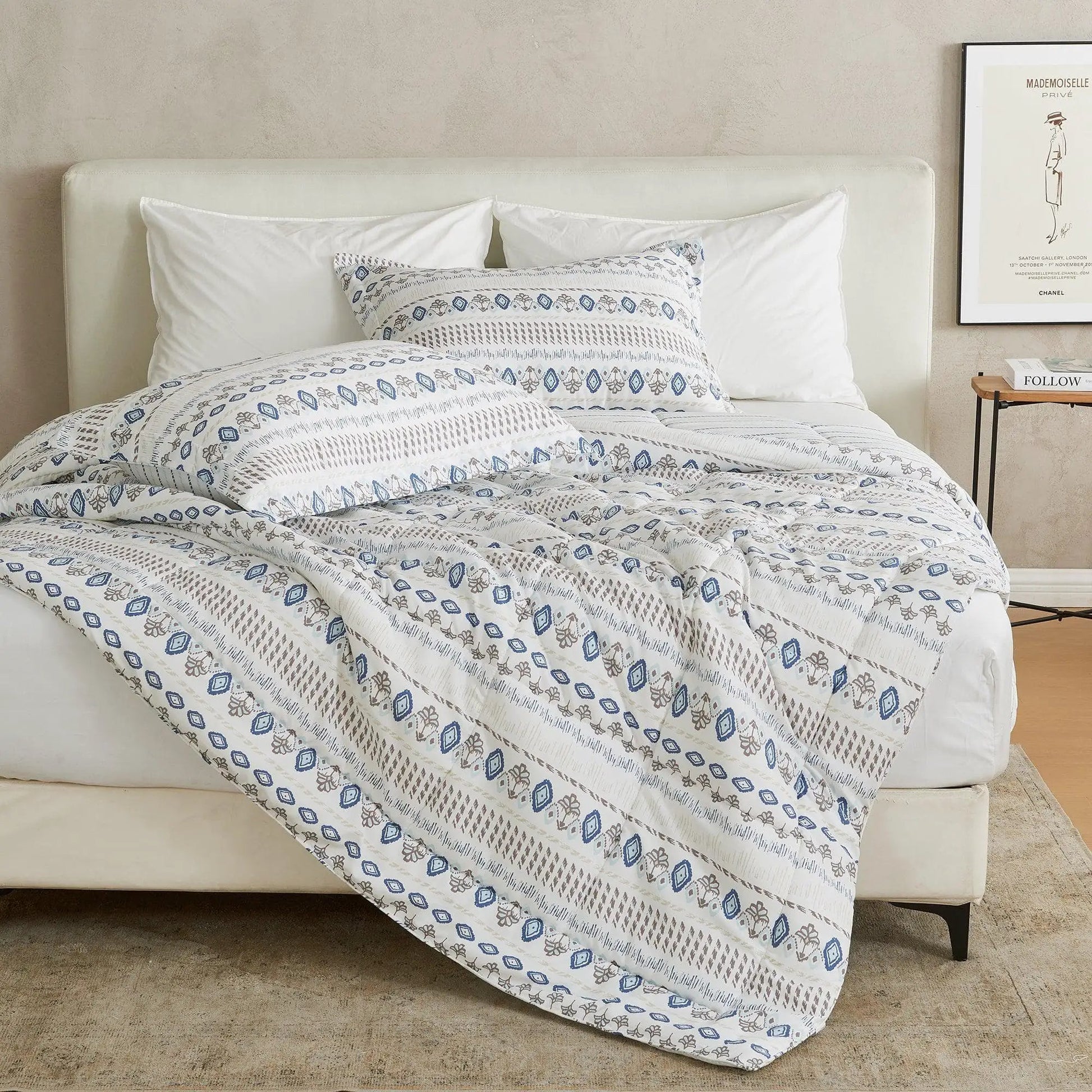 Reversible Comforter Set - Odette Collection from PriceLows™