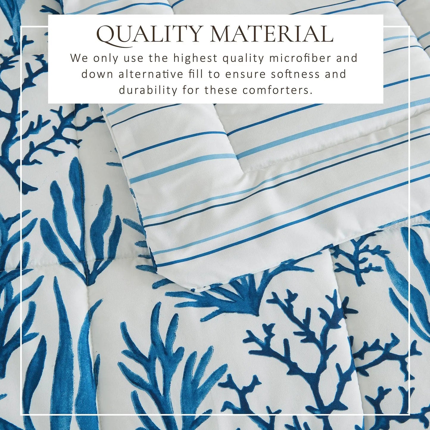 Reversible Comforter Set - Odette Collection from PriceLows™