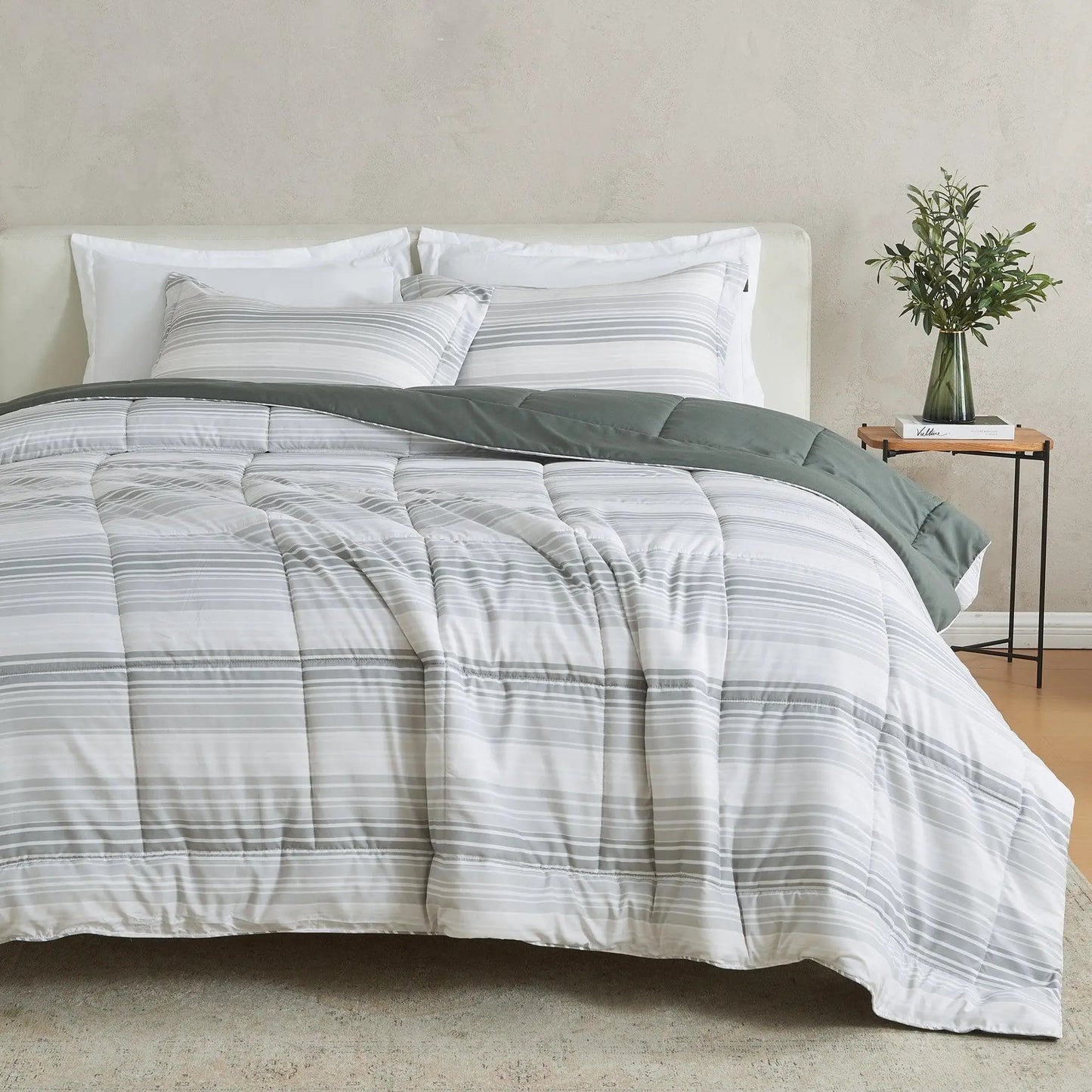 Reversible Comforter Set - Odette Collection from PriceLows™