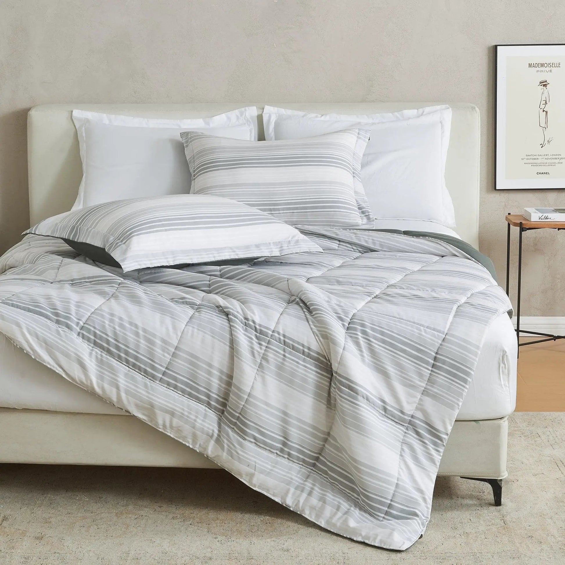 Reversible Comforter Set - Odette Collection from PriceLows™