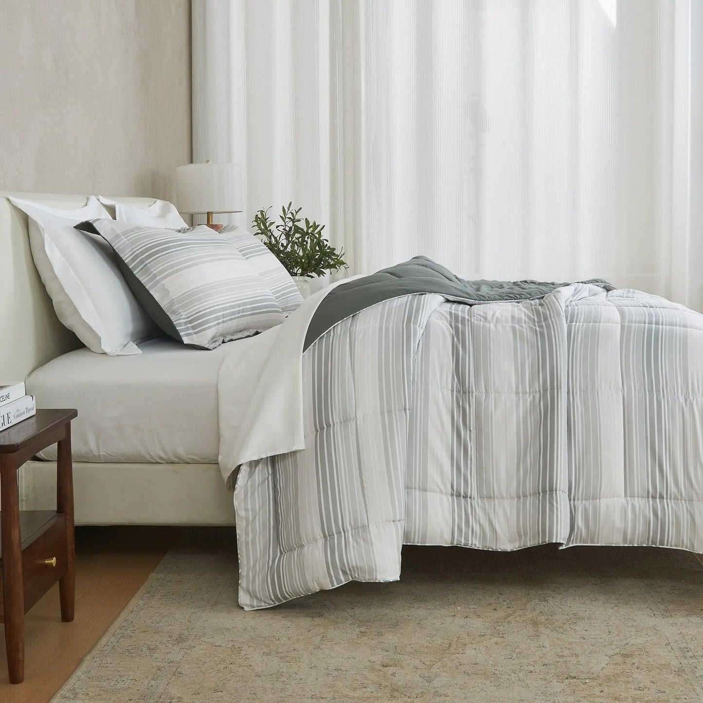 Reversible Comforter Set - Odette Collection from PriceLows™
